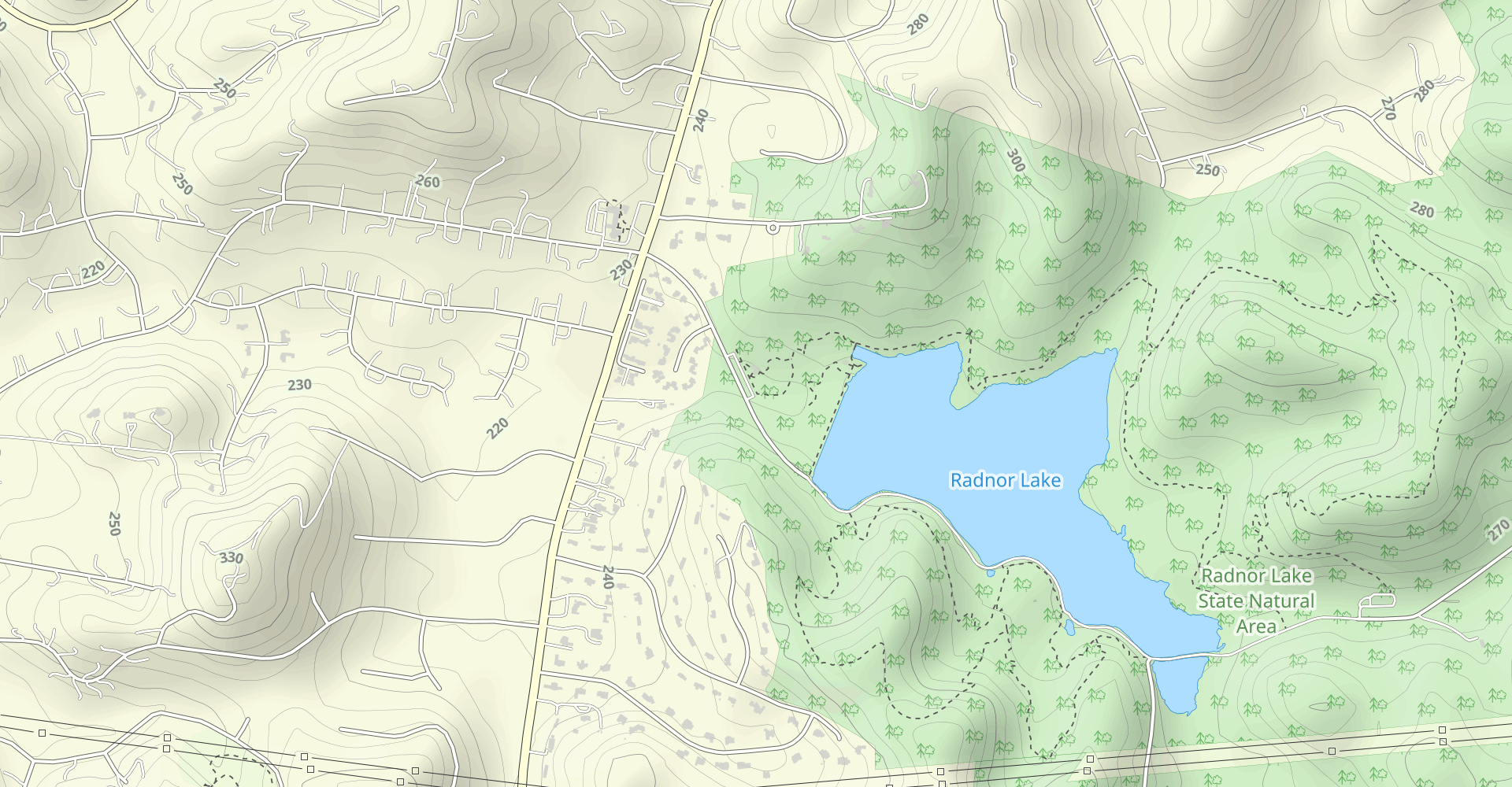 Lake and Ganier Ridge Trail Loop