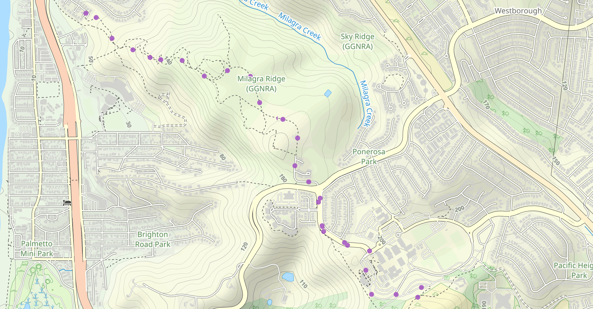 Milagra Ridge Trail Loop