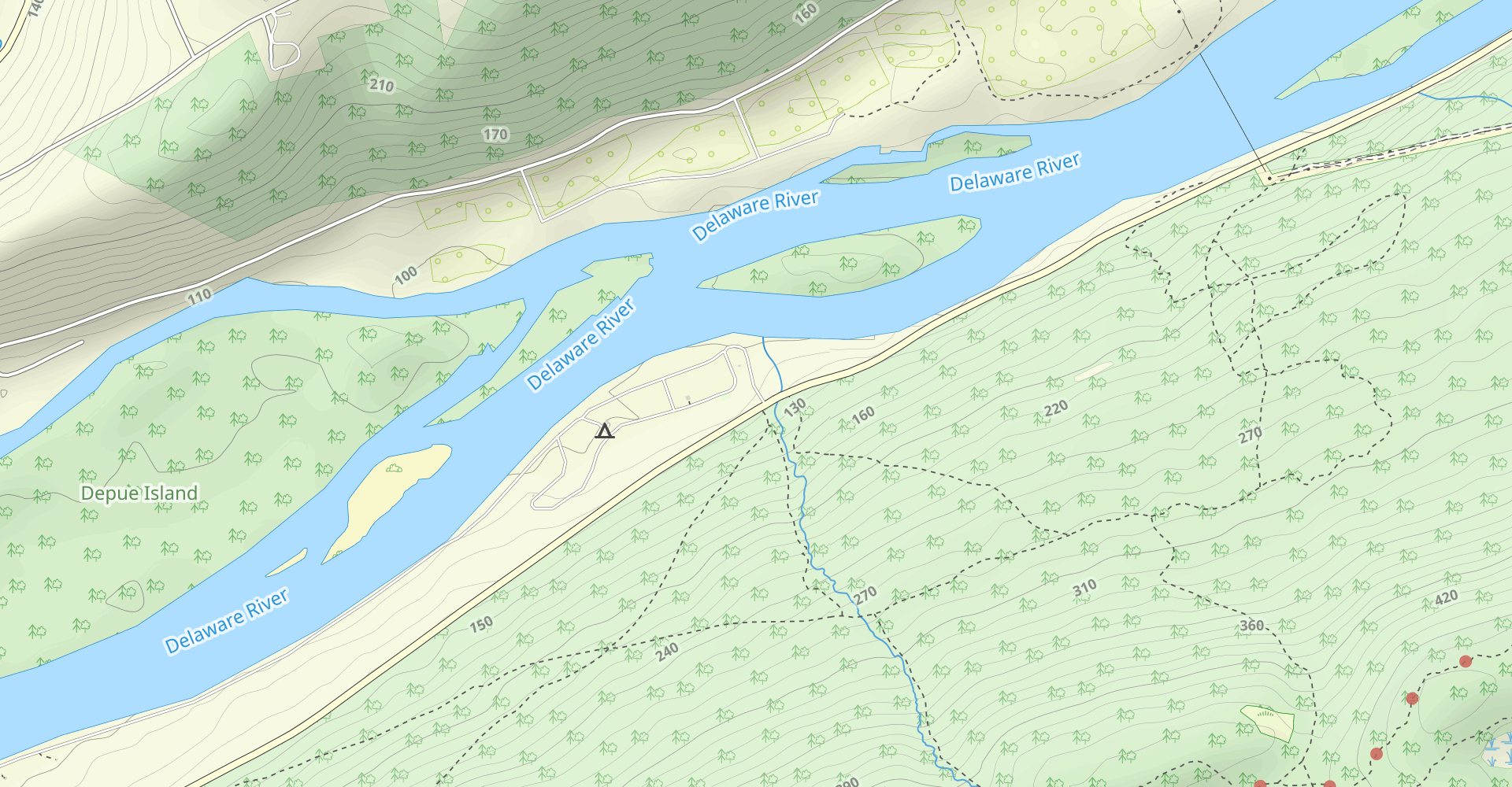 Douglas, Appalachian, and Garvey Springs Trails Loop