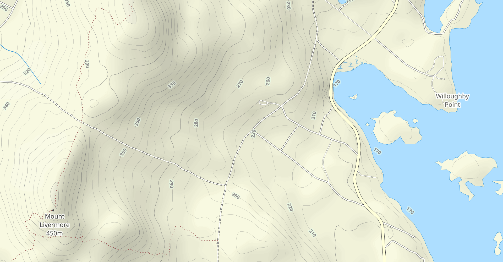 Mount Livermore via Old Mountain Road to Crawford-Ridgepole Trail