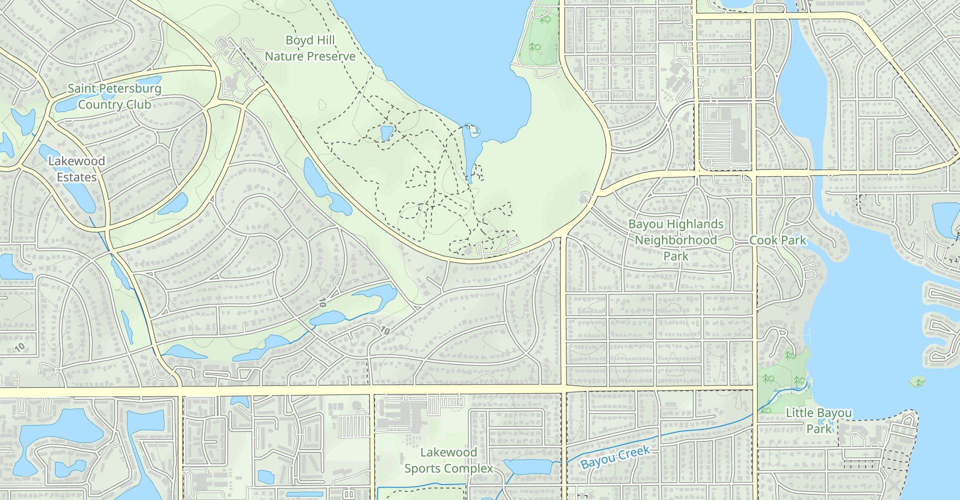 Main and Lakeside Trail Loop