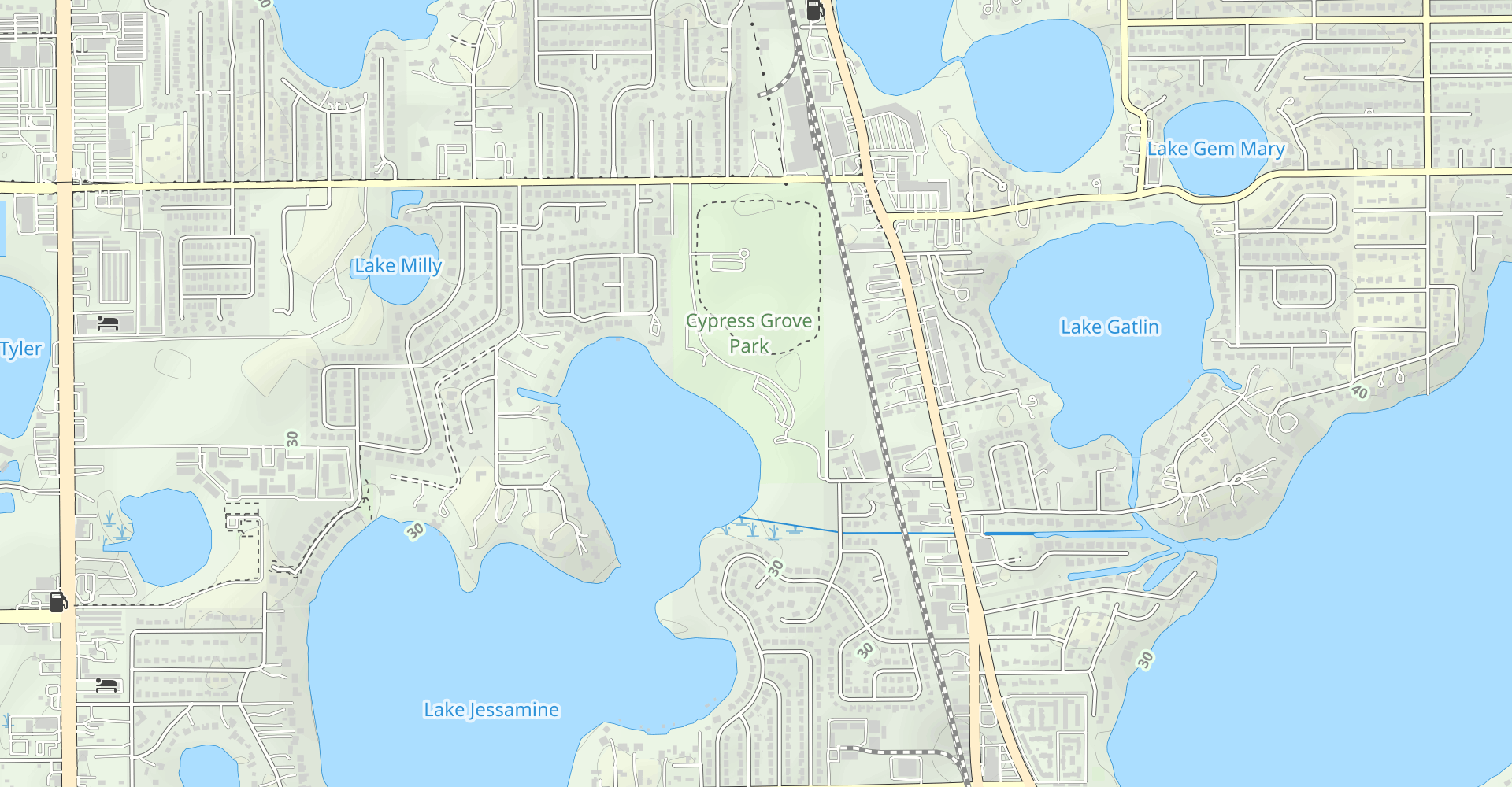 Cypress Grove Park Loop Trail