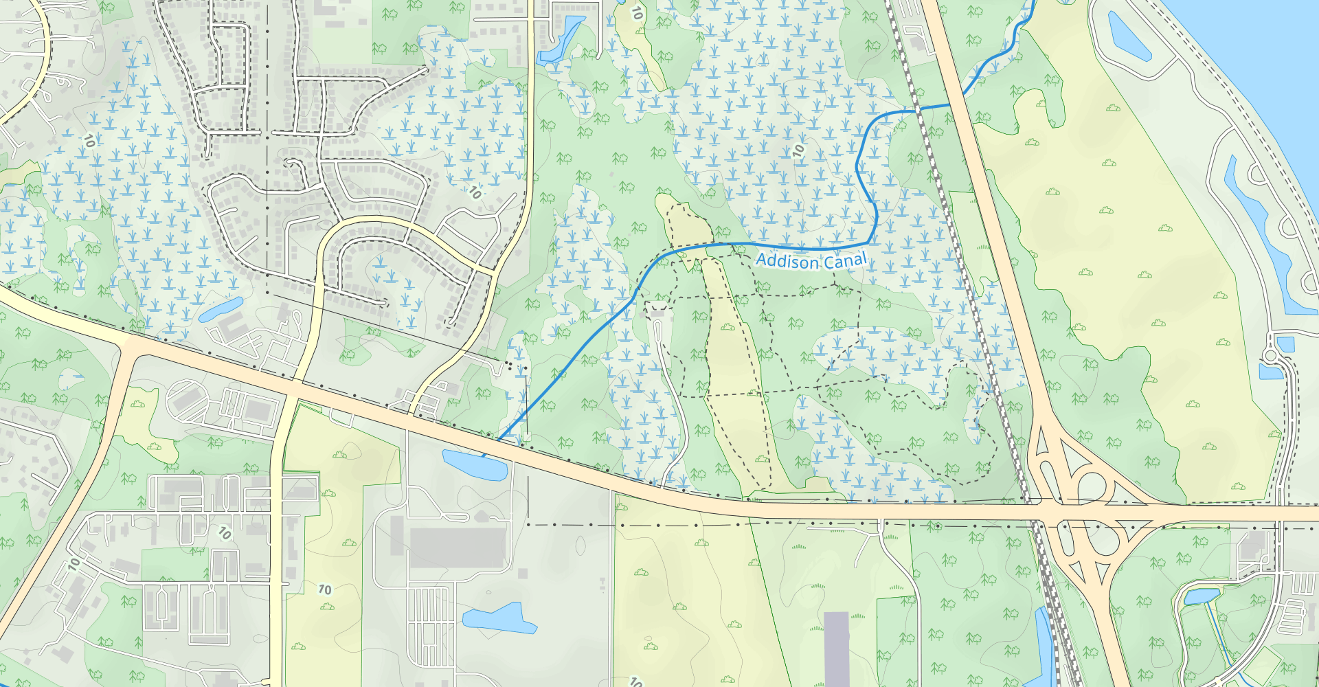 Tortoise Trail to Magnolia Loop to Coquina Trail