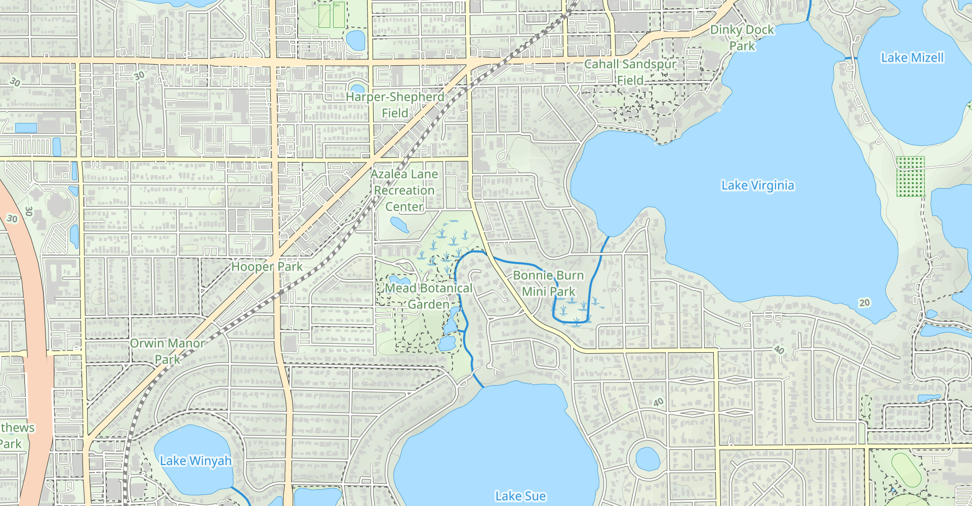Mead Botanical Gardens Loops