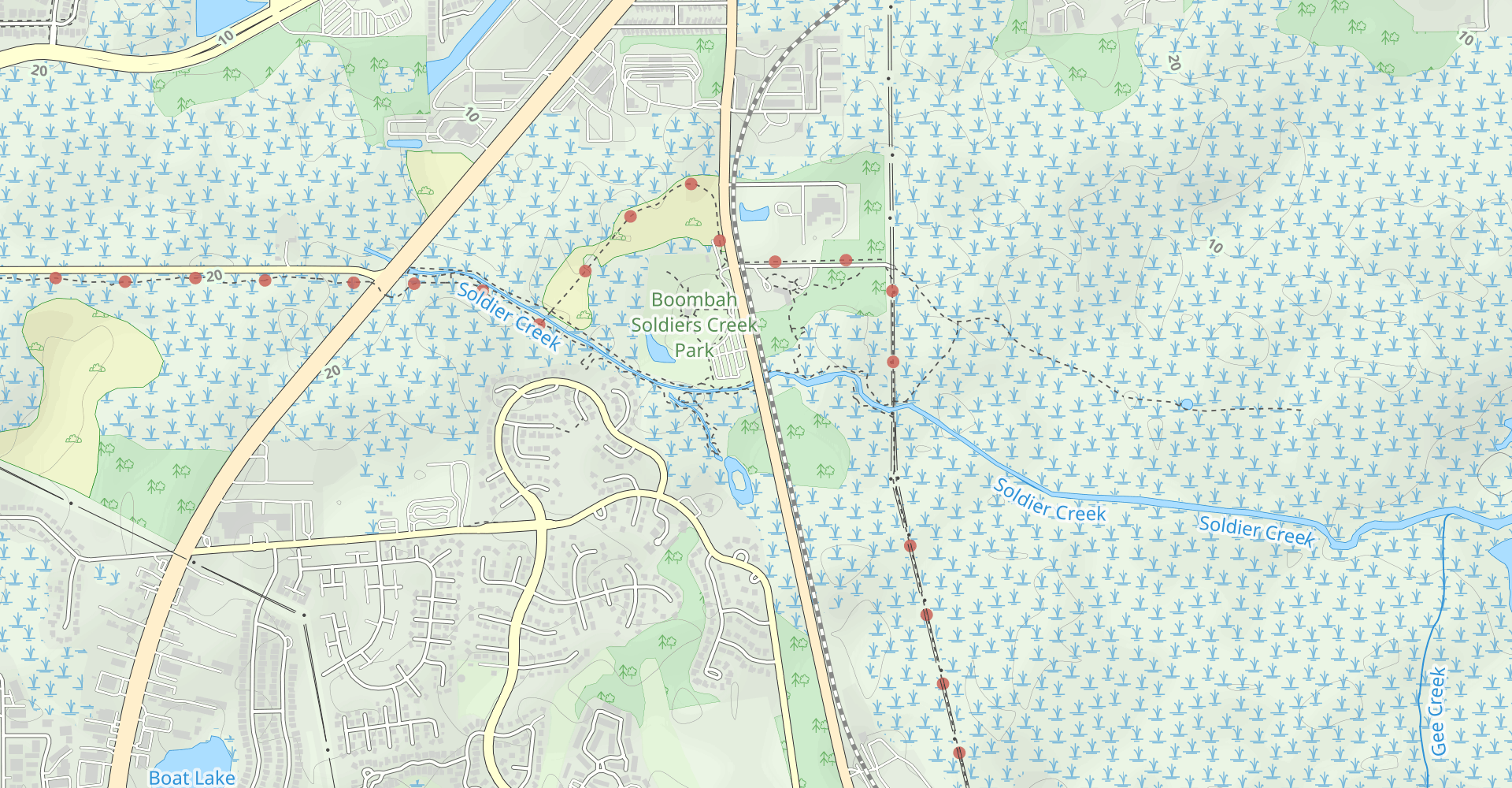 Soldier's Creek and Seminole Trail