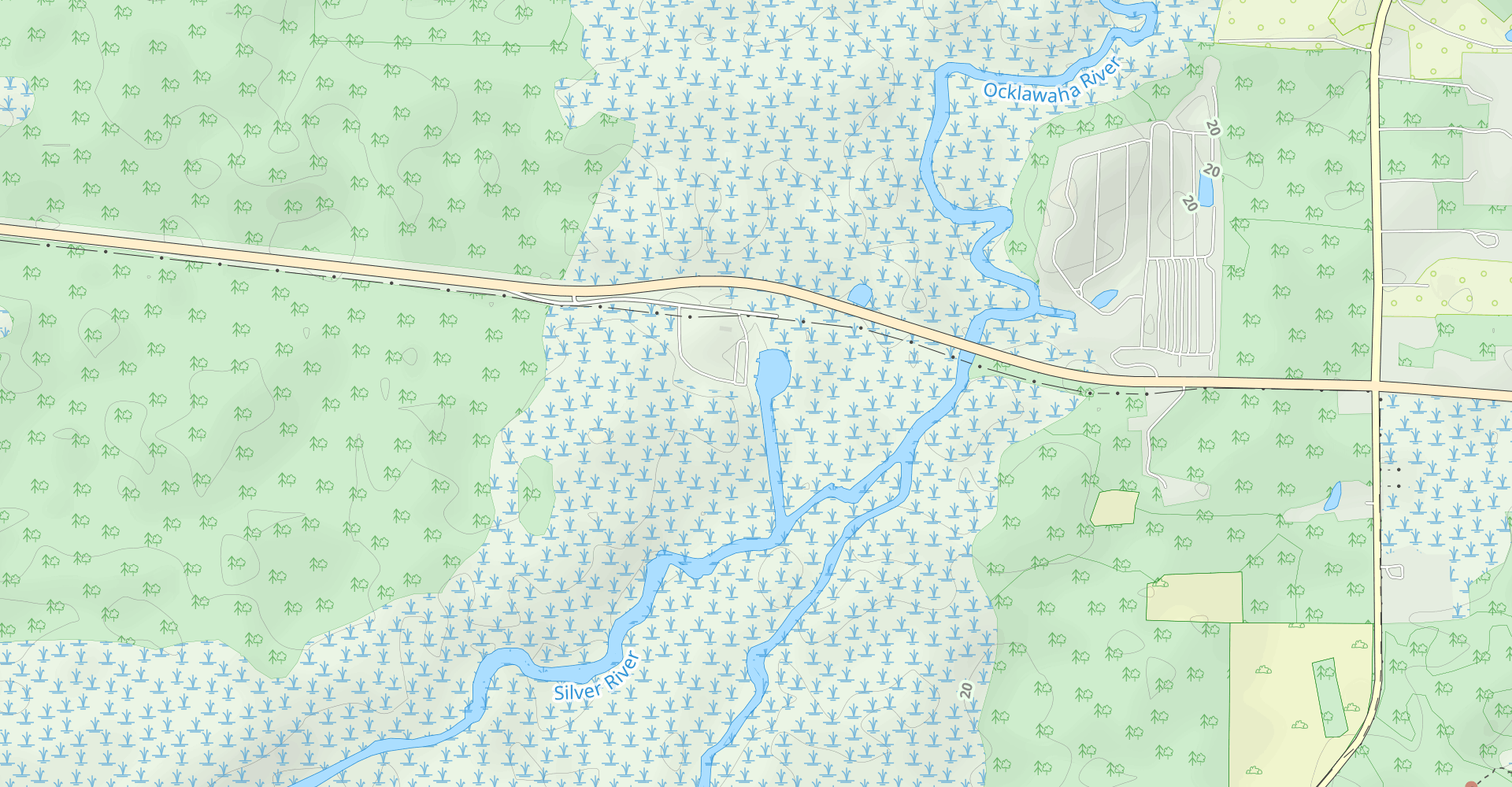Oklawaha River: Ray's Landing to Gore's Landing