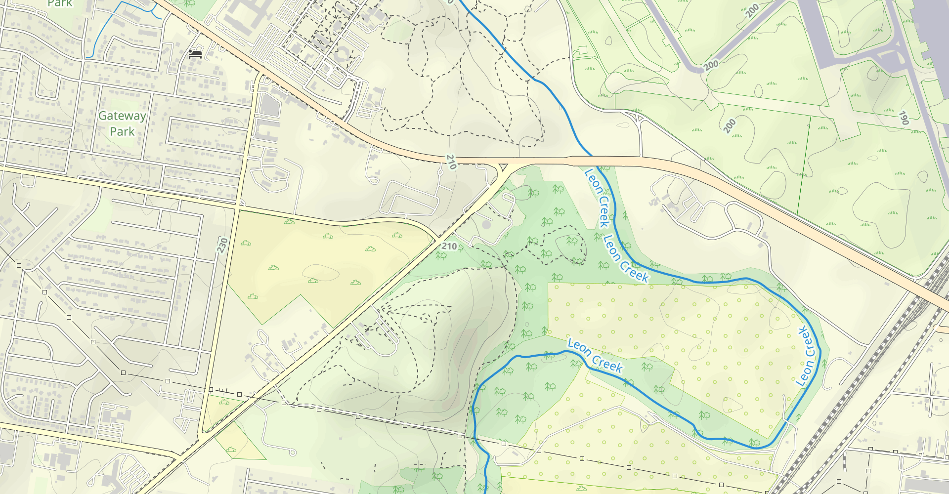 Hike Leon Creek Greenway Trail: Pearsall Park