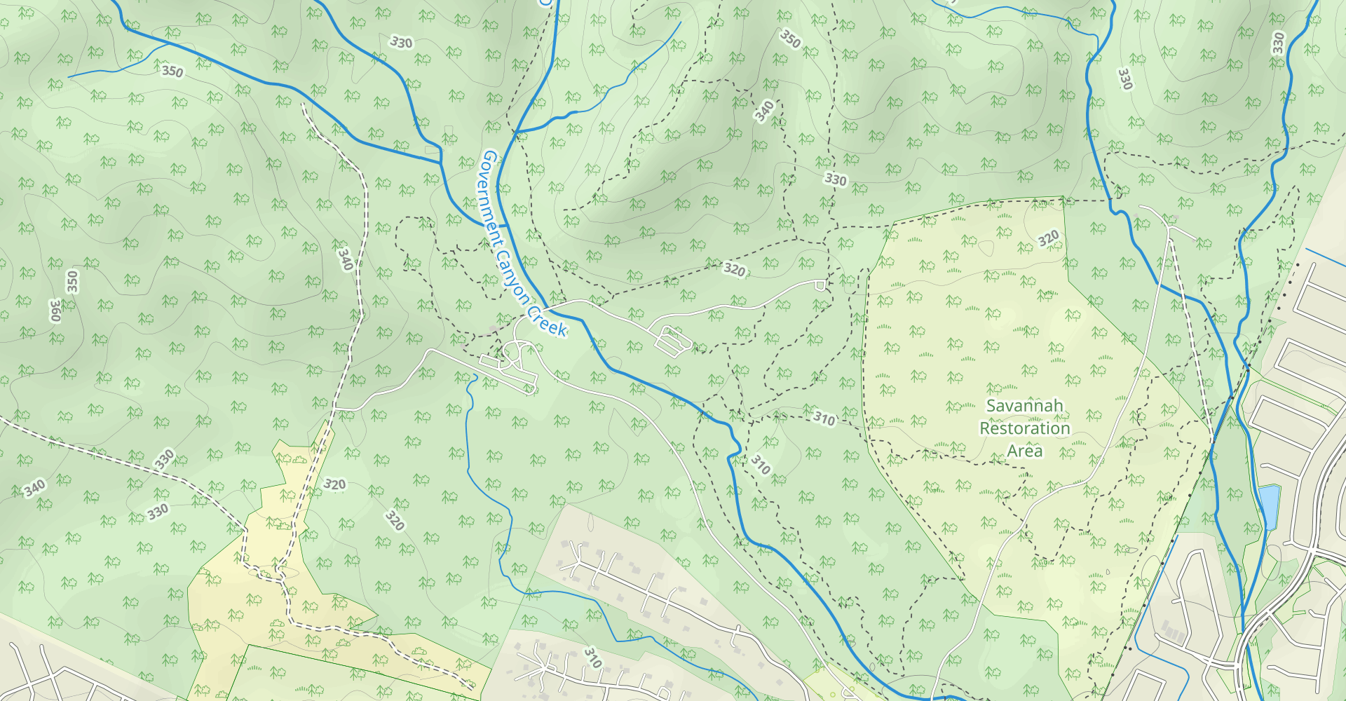 Hike or Bike Wildcat Canyon to Sendero Balcones Loop Trail
