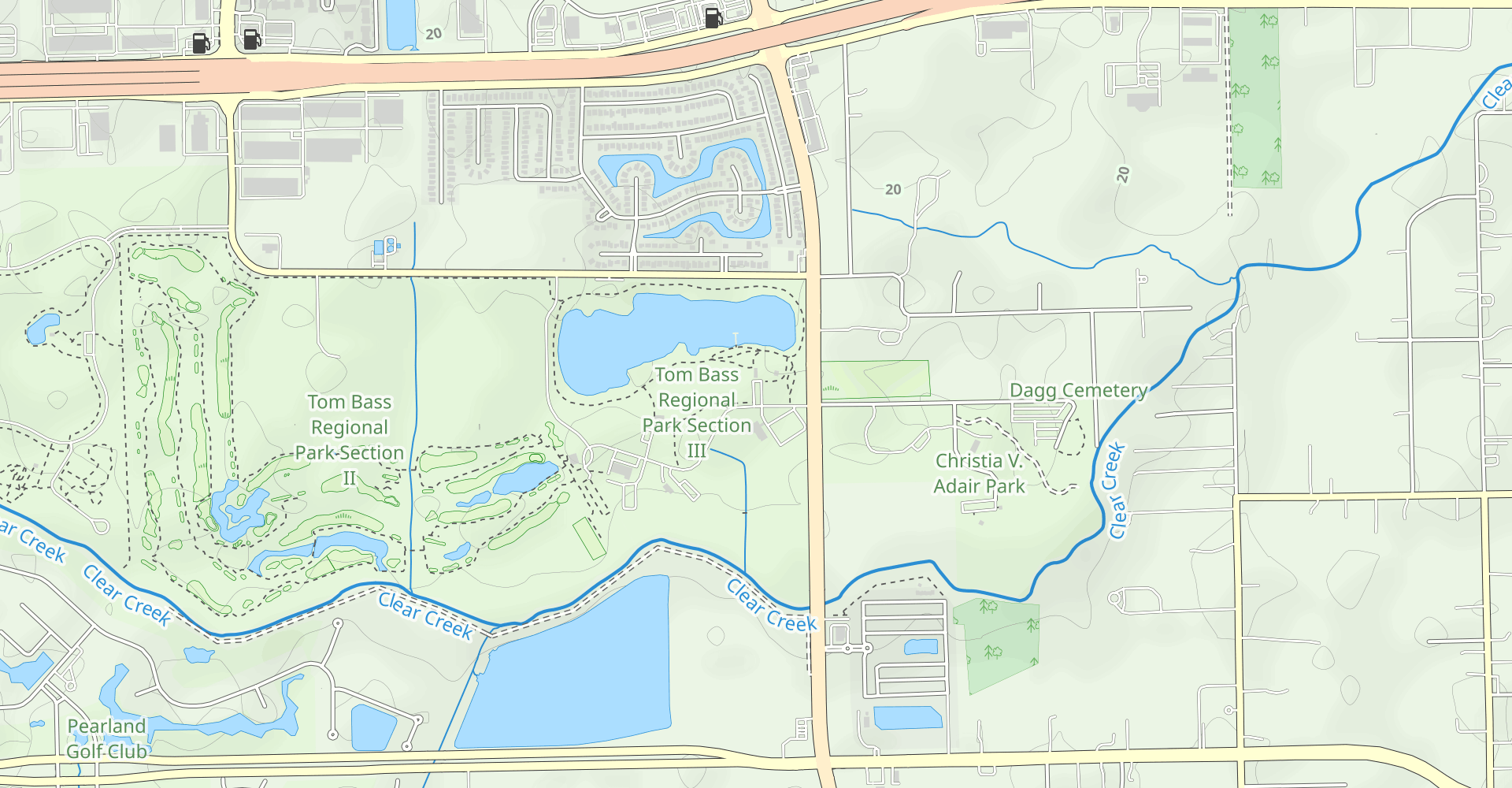 Hike Tom Bass Regional Park Loop