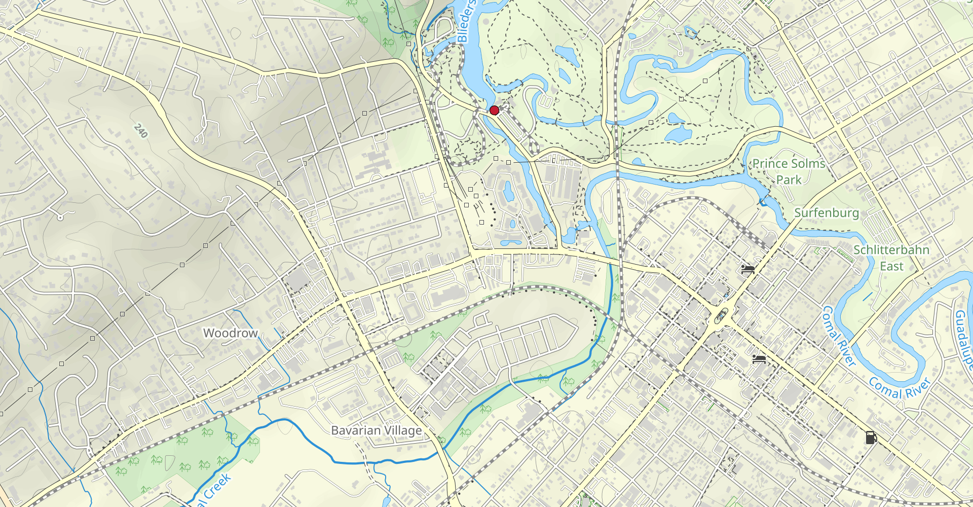 Float in the Comal River