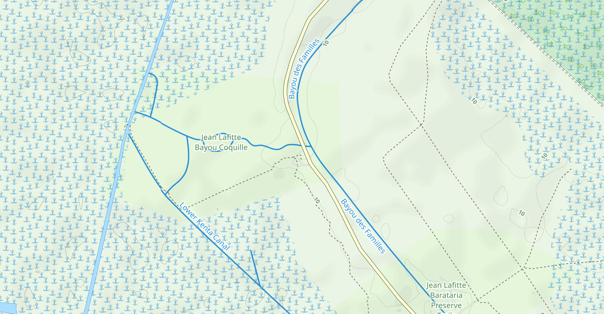 Bayou Coquille and Marsh Overlook Trails
