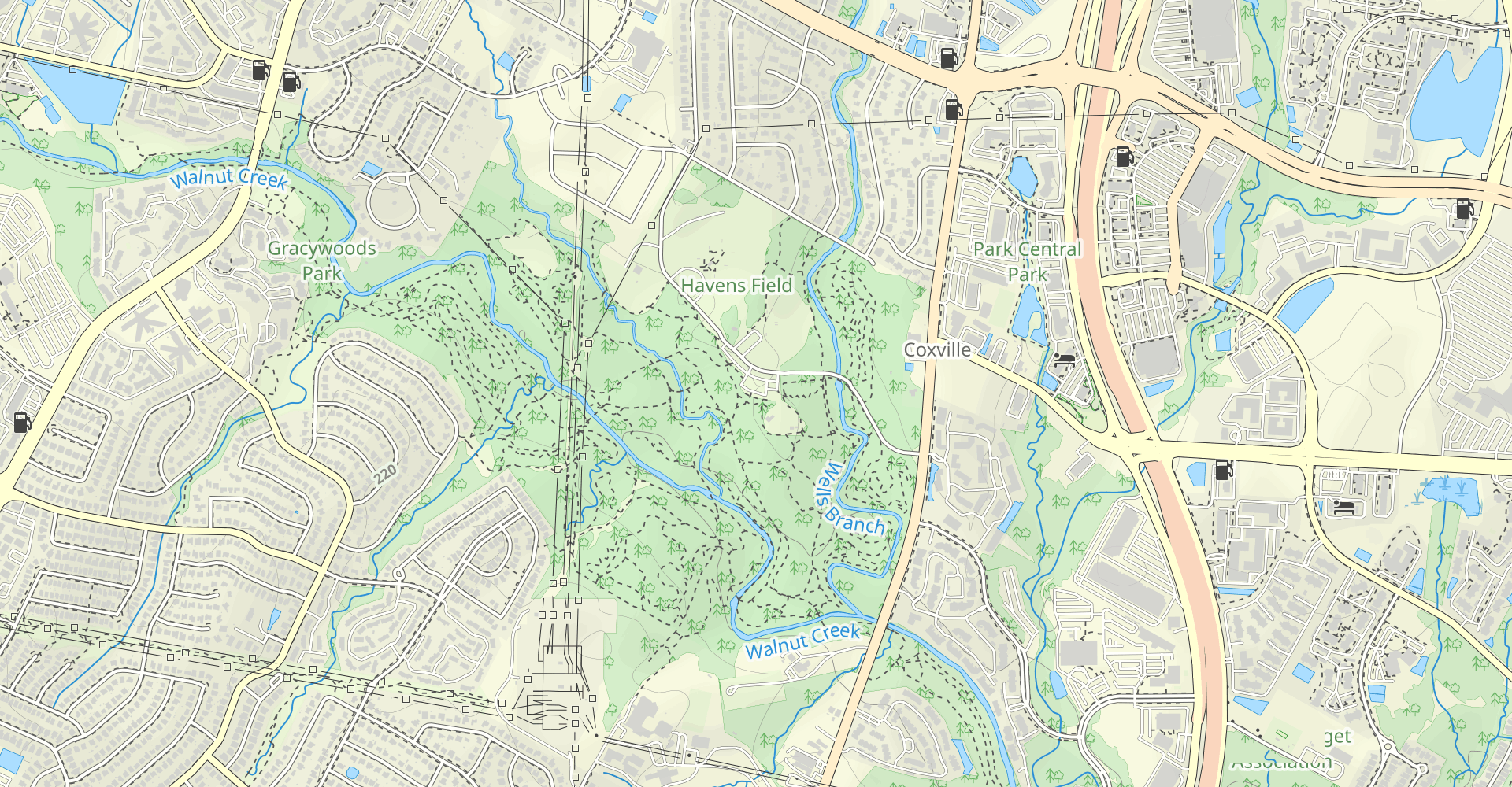 Hike Walnut Creek Park Short Loop