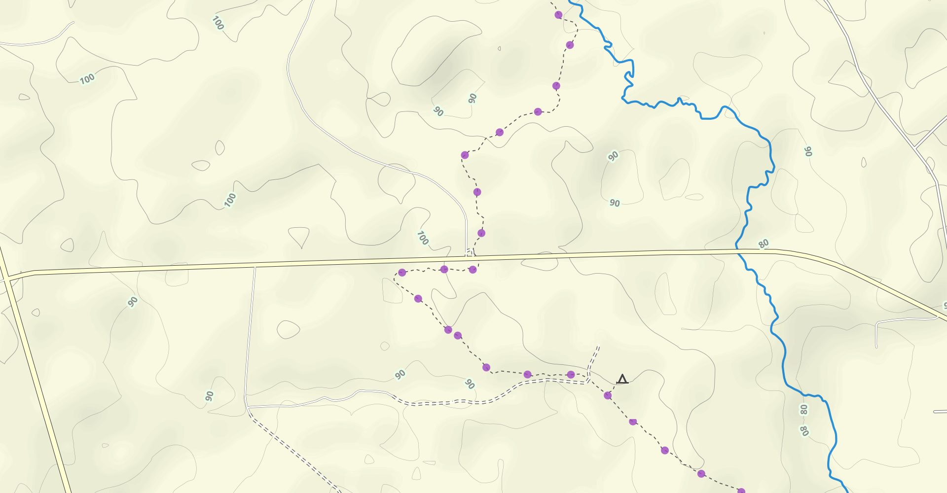 Hike Lone Star Hiking Trail: Big Creek Section 10