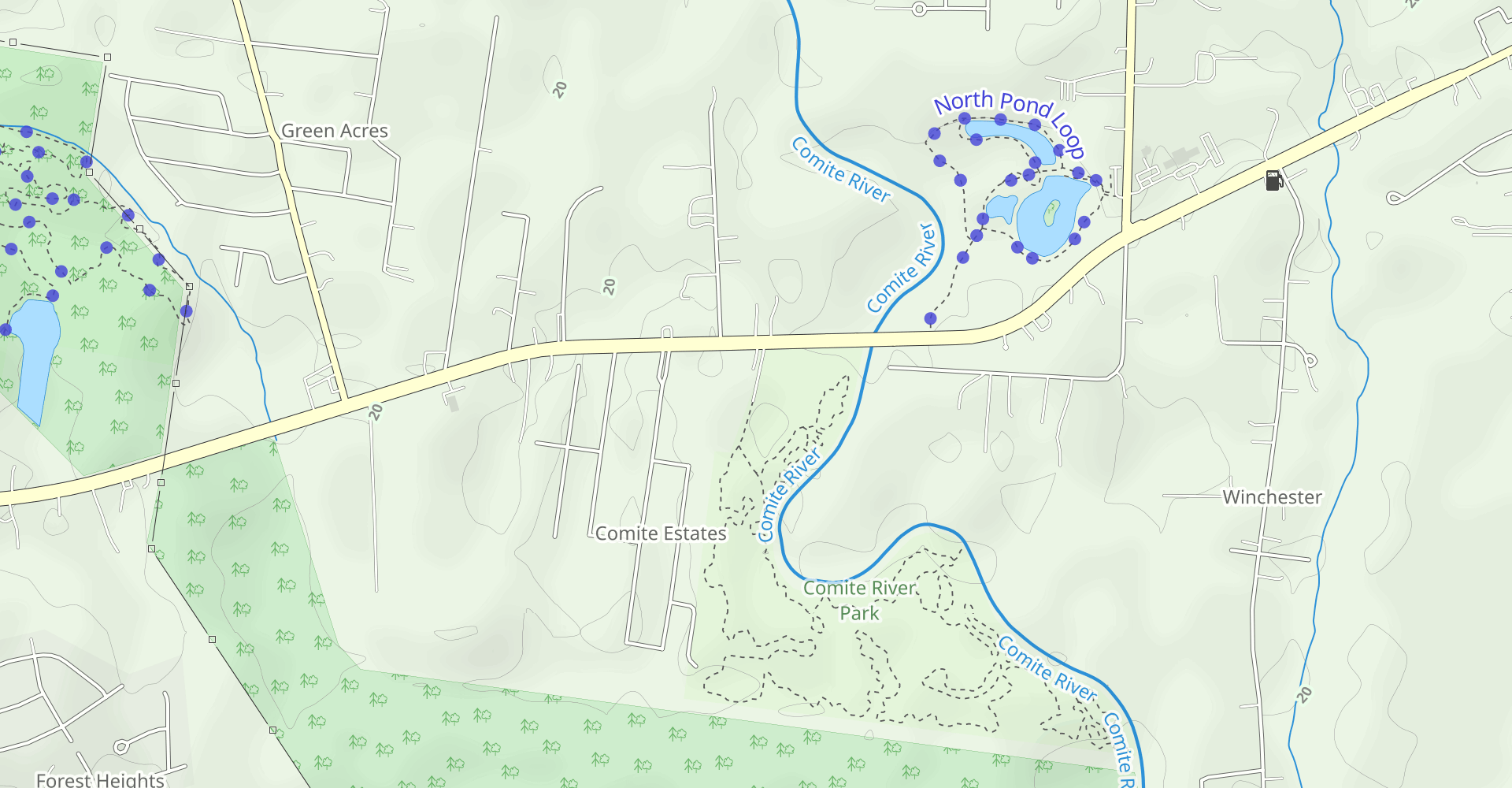 Comite Park Trail