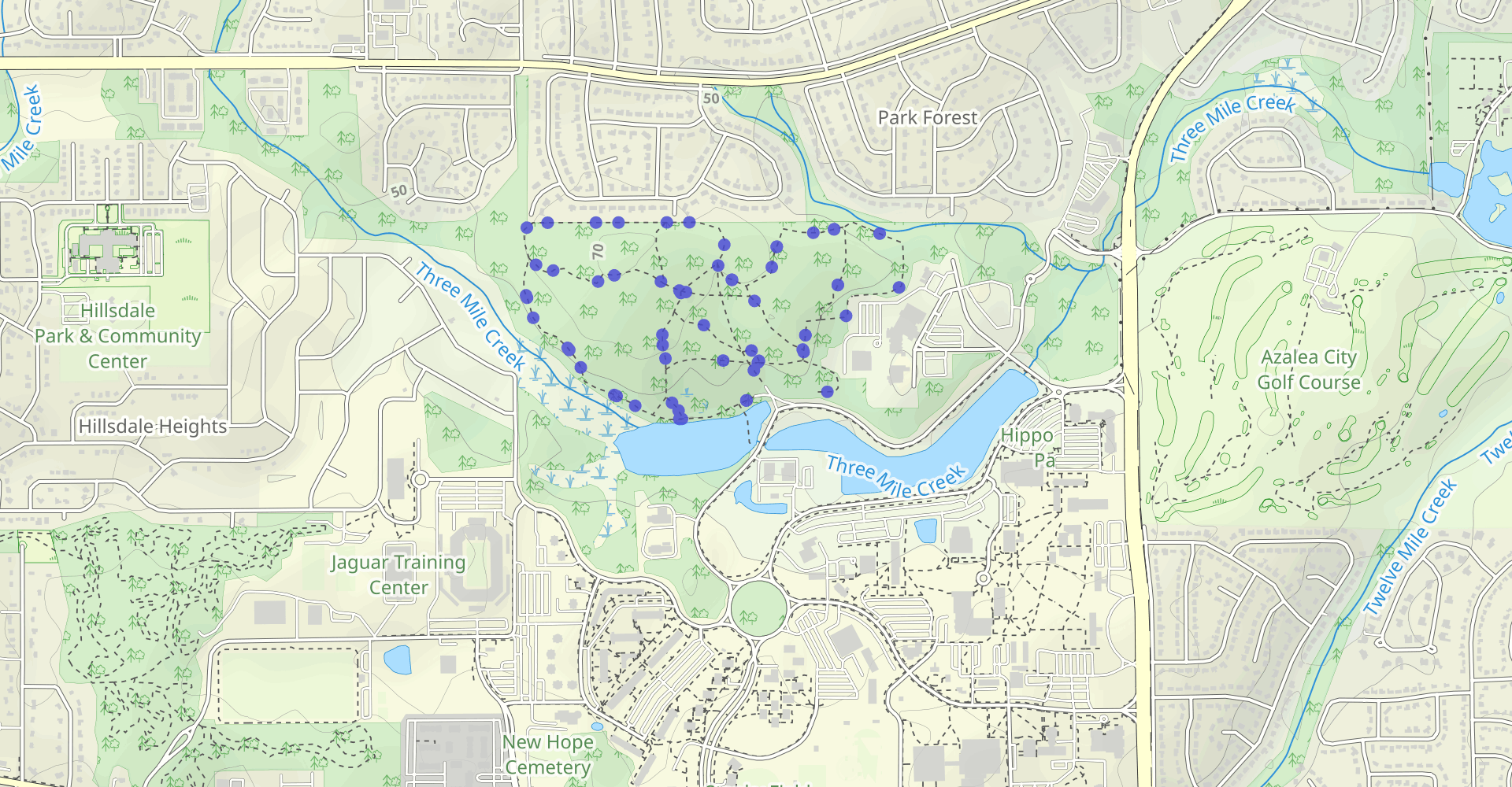 Glenn Sebastian Nature Trail: White Route