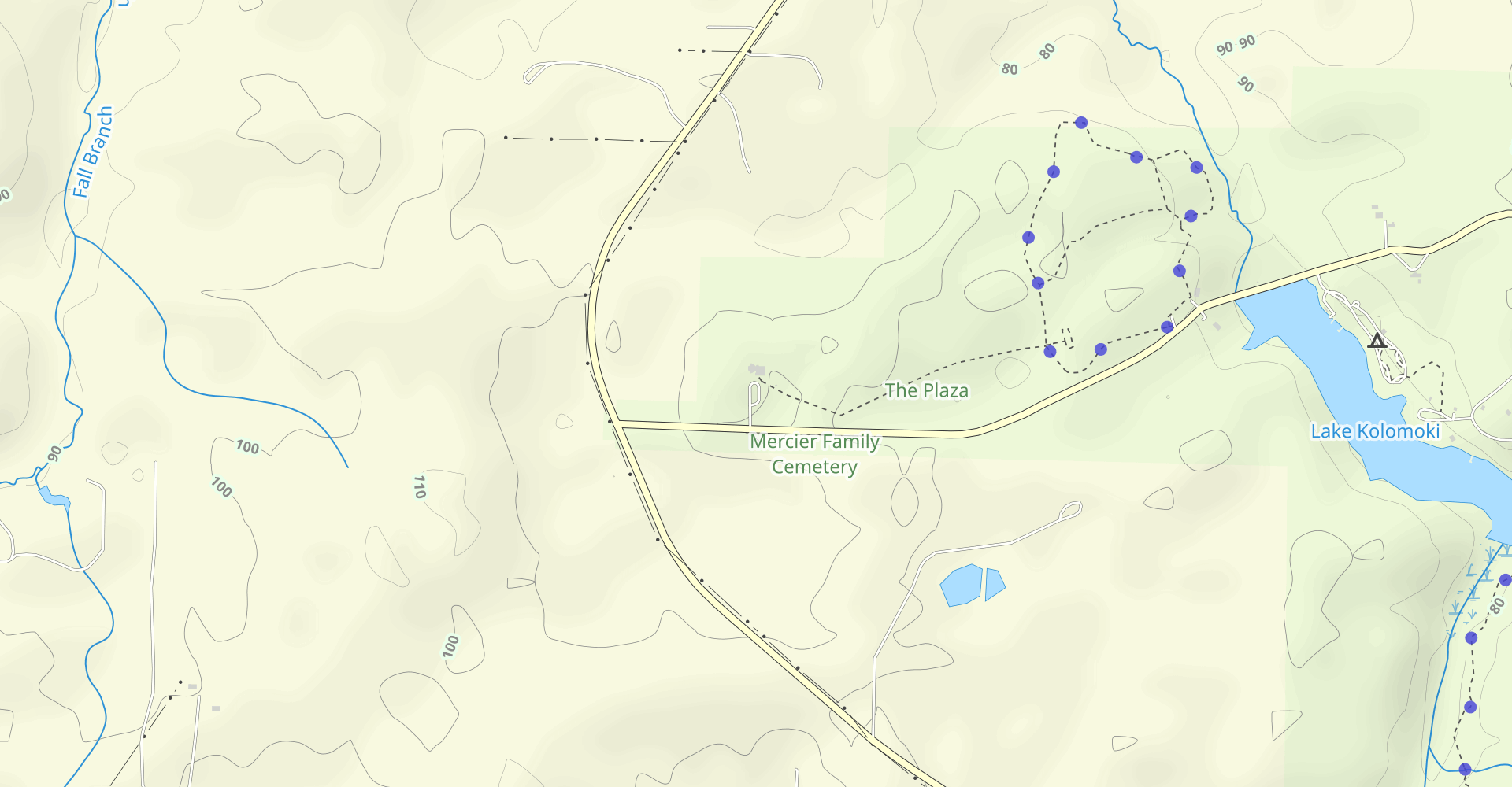 Temple Mound and White Oak Loop Trail