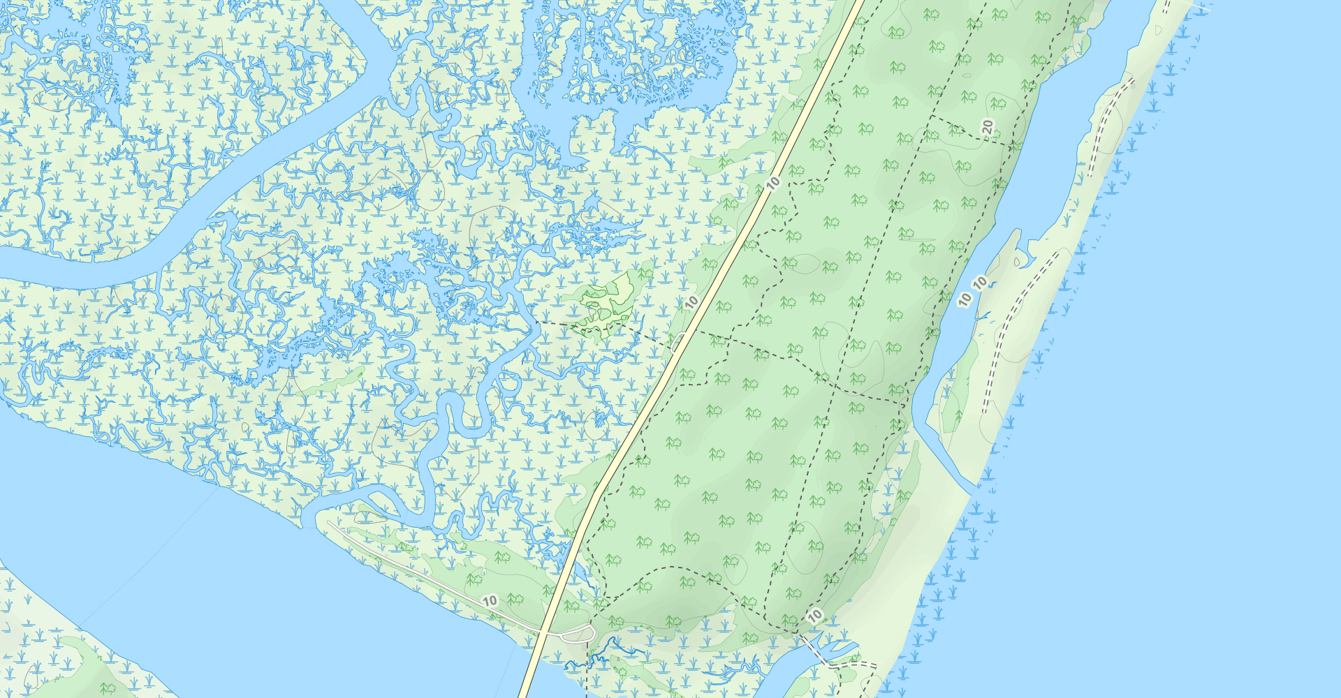 Hunting Island Marsh Boardwalk