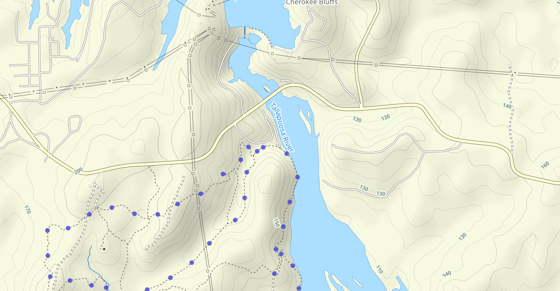 Railroad Trail and John B. Scott Forever Wild Loop