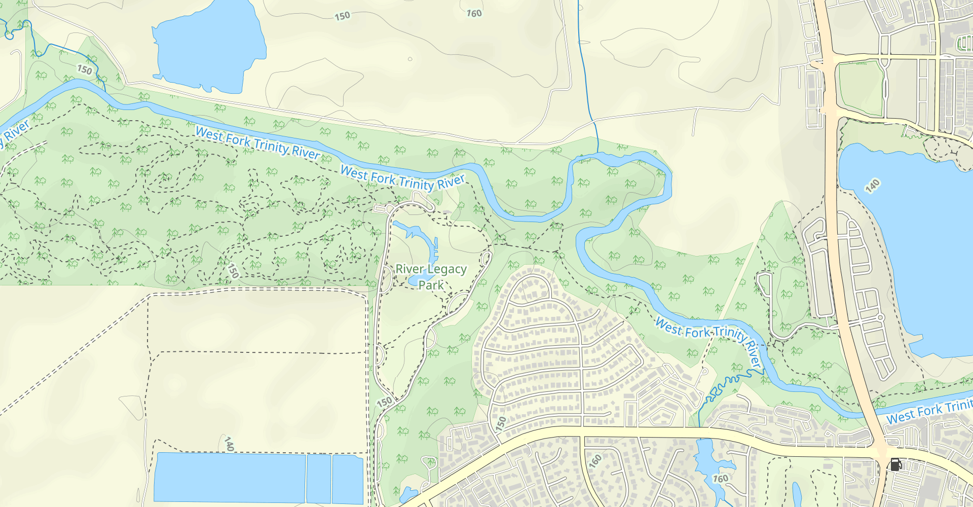 Hike West Fork Trinity River Trail To River Legacy Park East