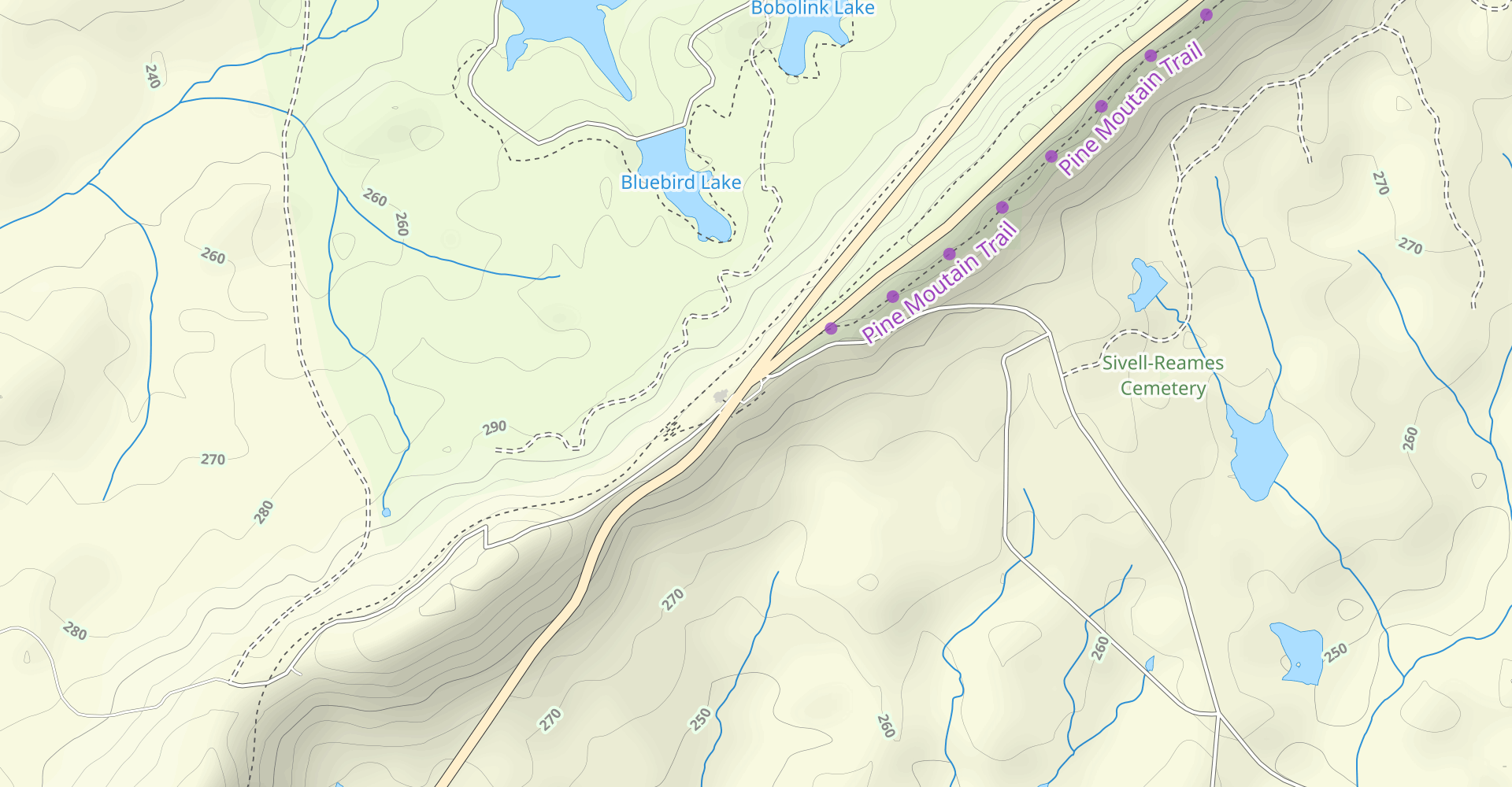 Pine Mountain Trail - East Section