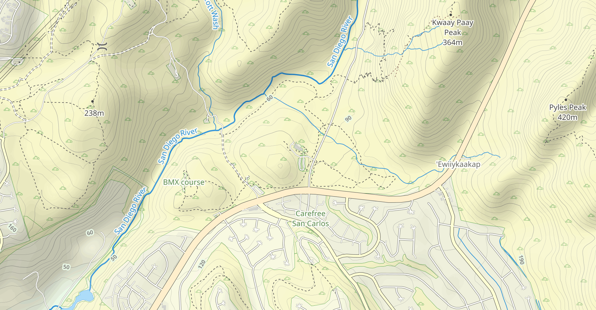 Junipero Serra and Oak Canyon Trail