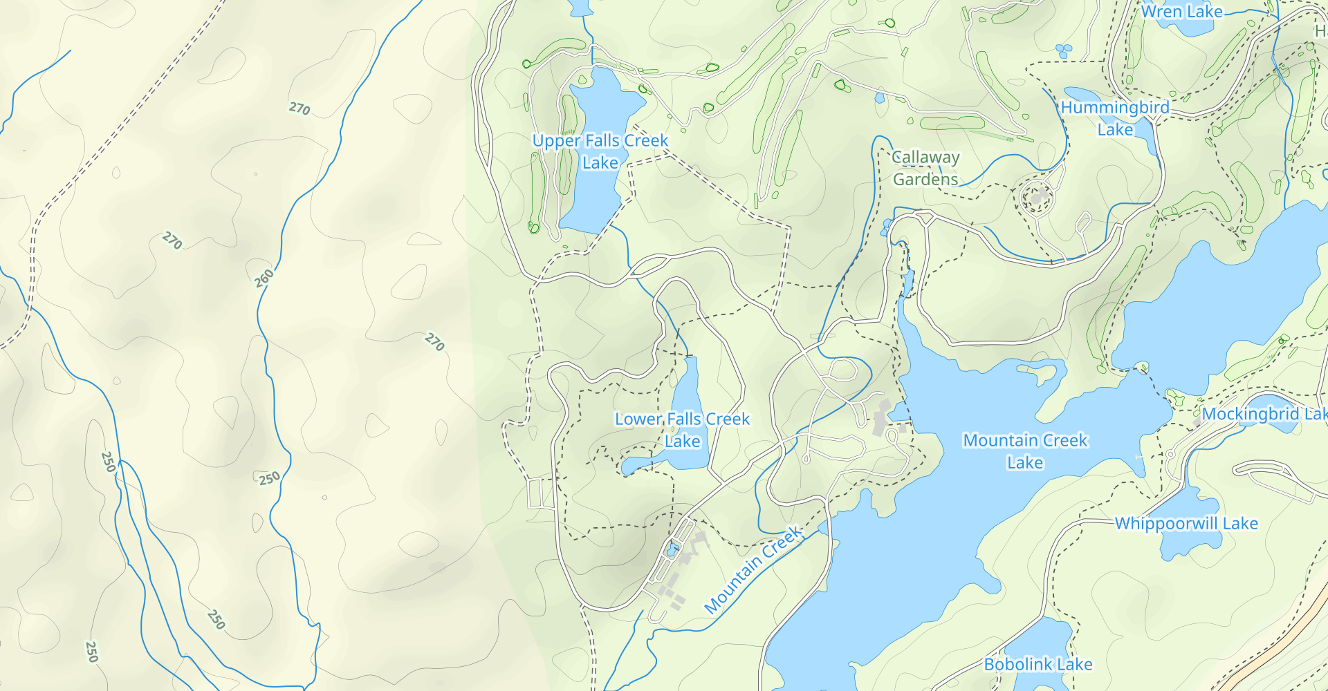Callaway Brothers Azalea Bowl and Chapel Trail