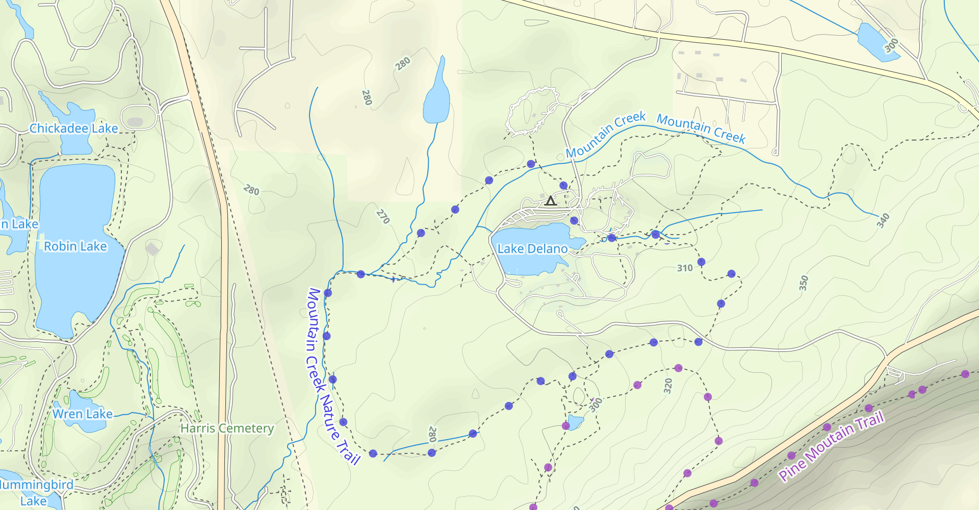 Pine Mountain and Sawtooth Trail Loop