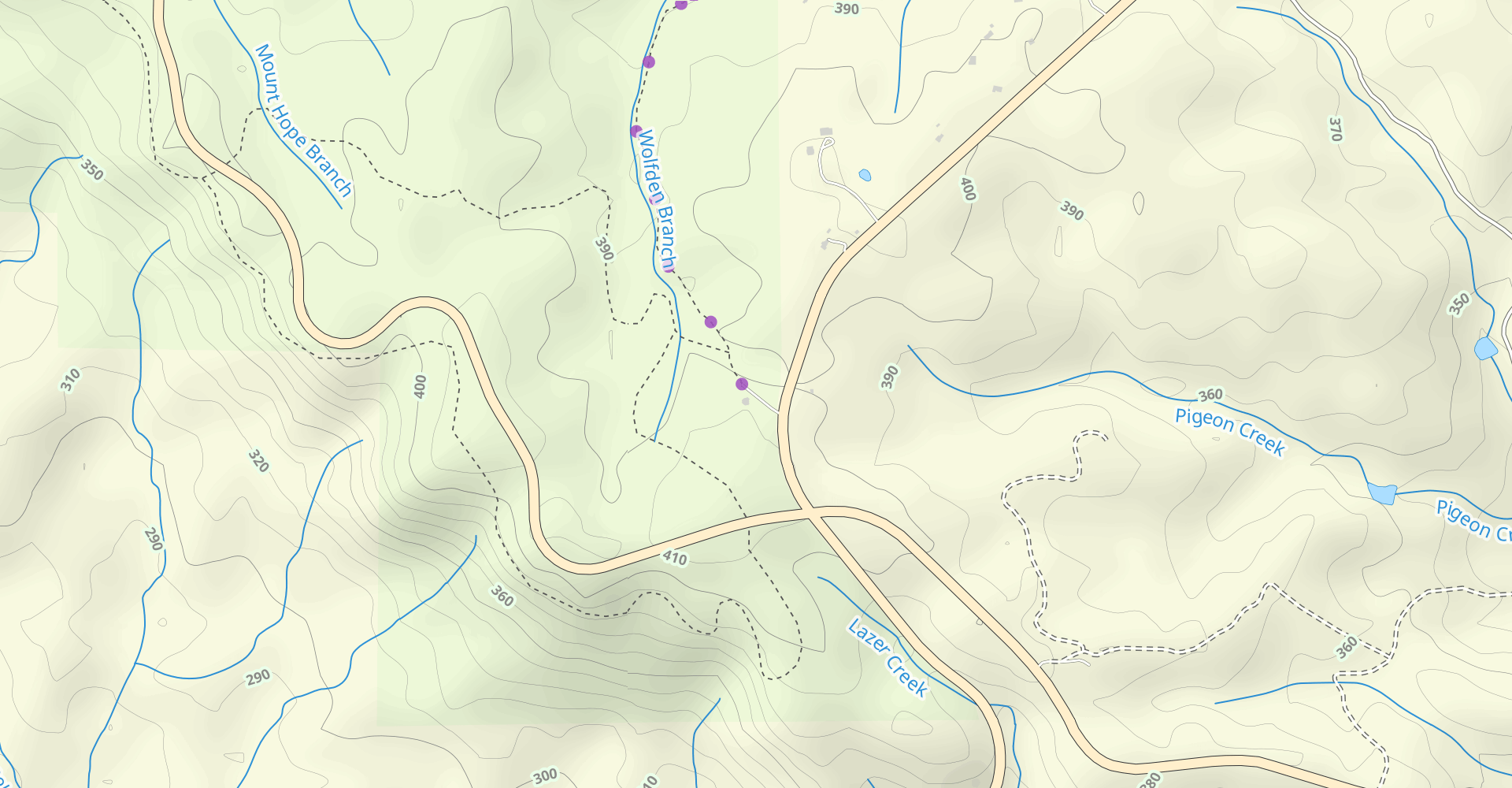 Pine Mountain Trail and White Candle Trail Loop