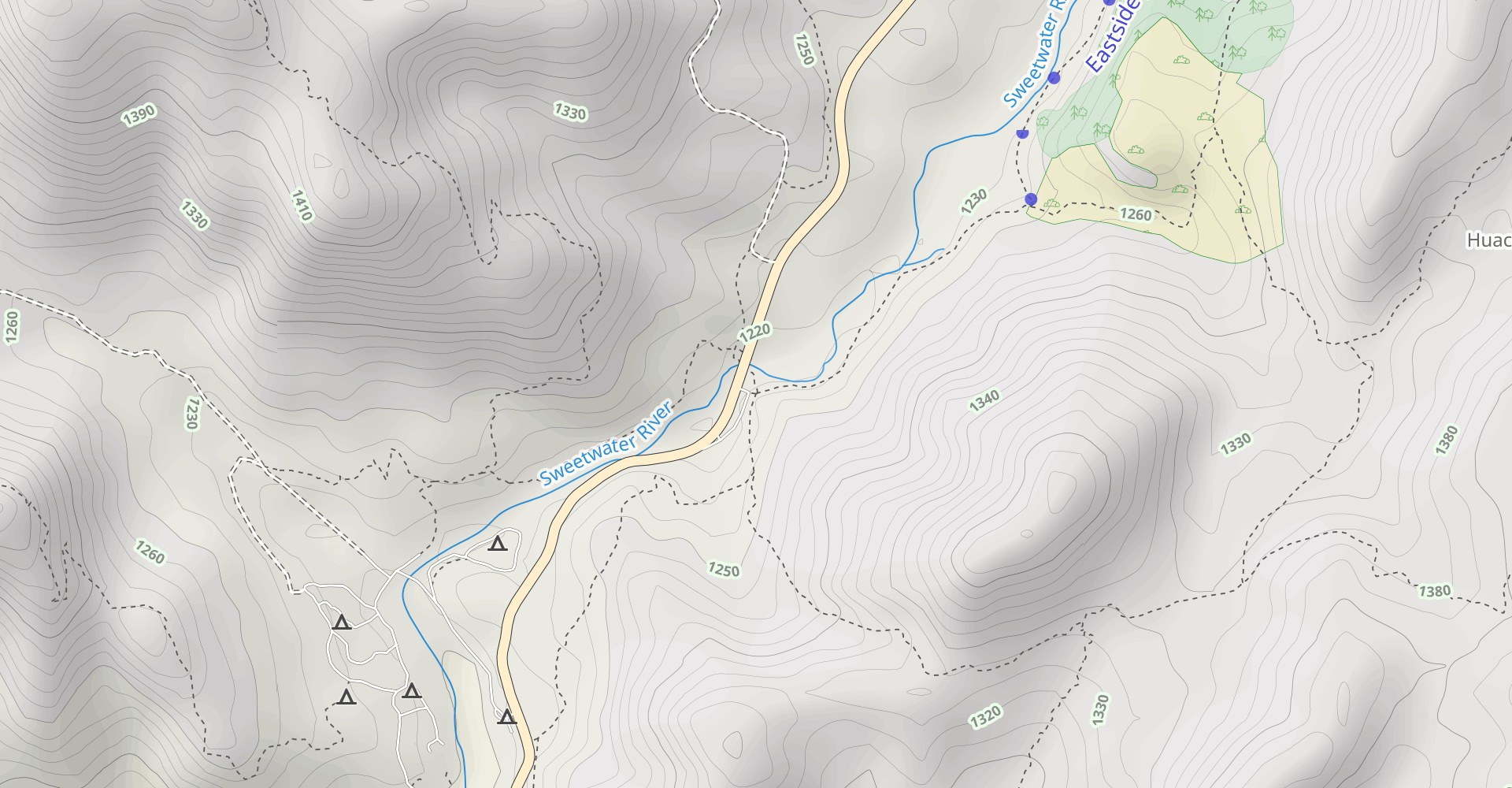 East Side Trail to Stonewall Peak to Cold Stream Trail Loop