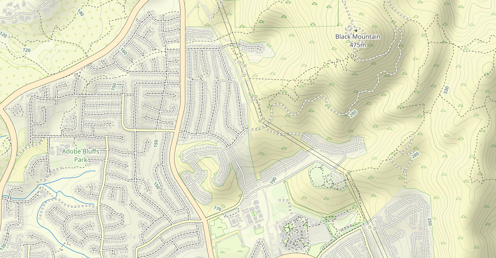 Black Mountain via Service Road