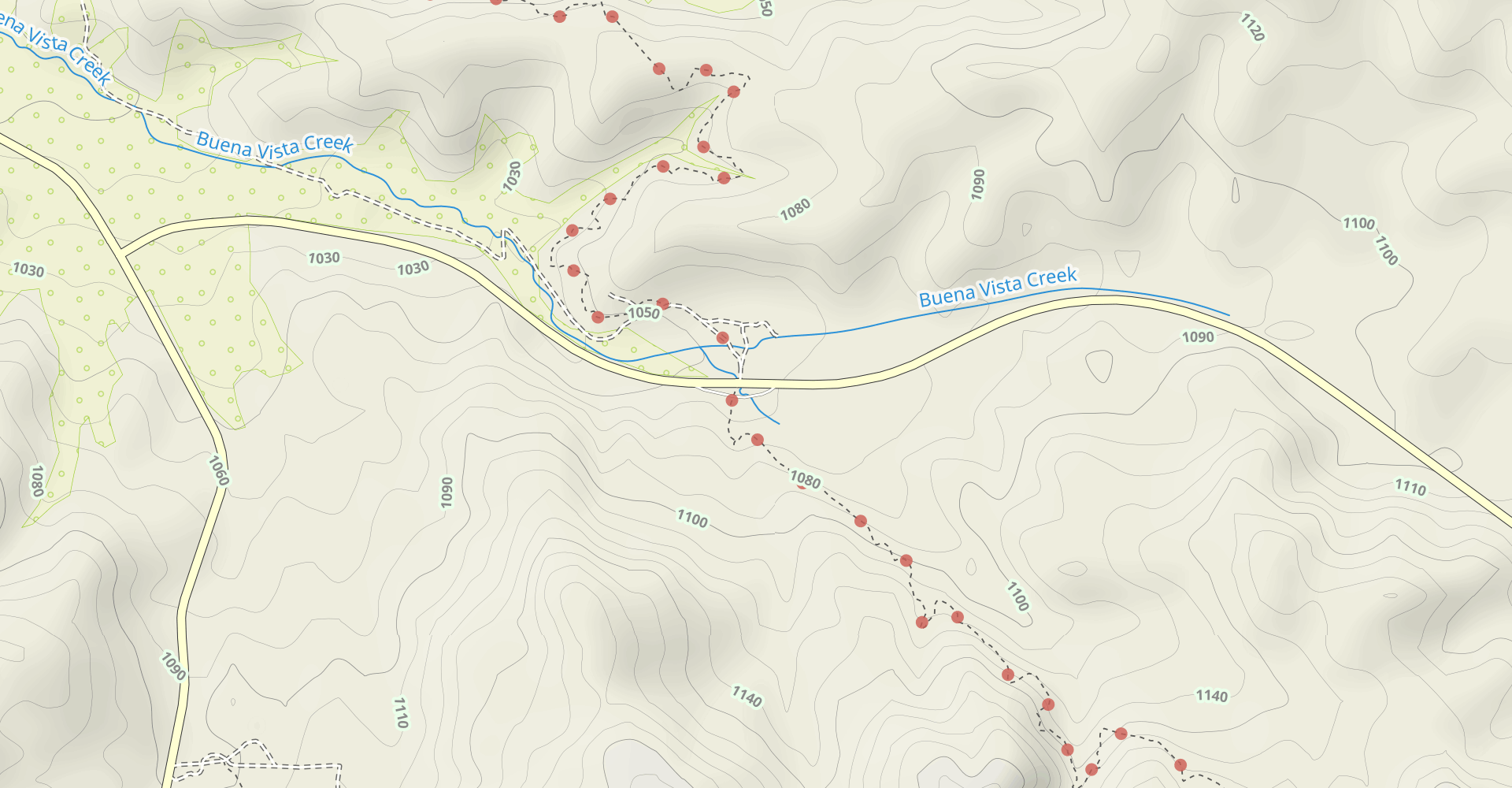 PCT to Montezuma Valley Overlook