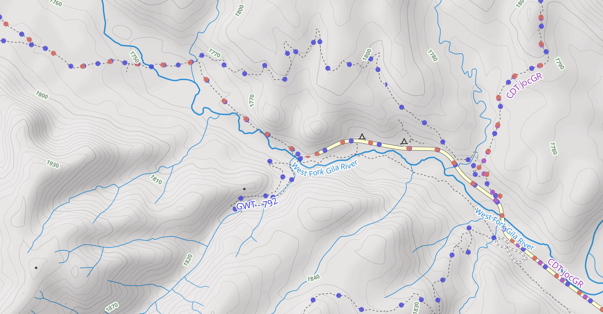 West Fork Gila River Trail