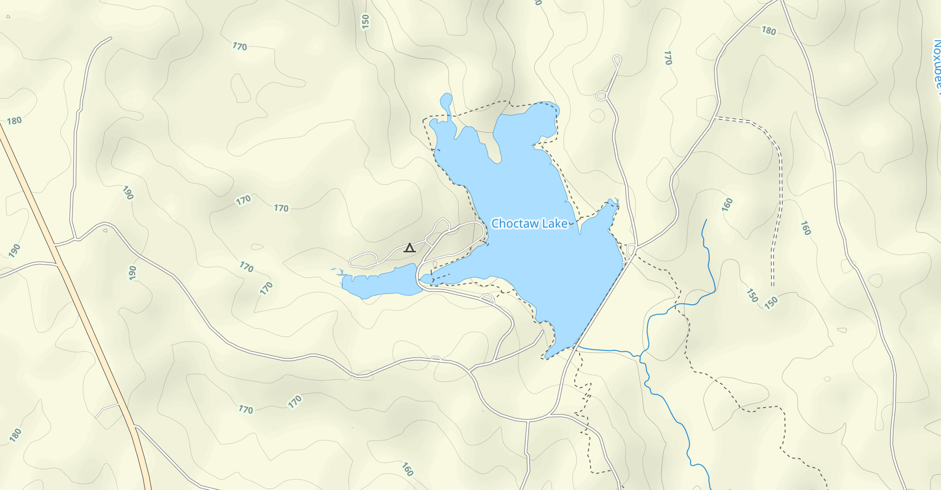 Choctaw Lake Recreation Area Trail