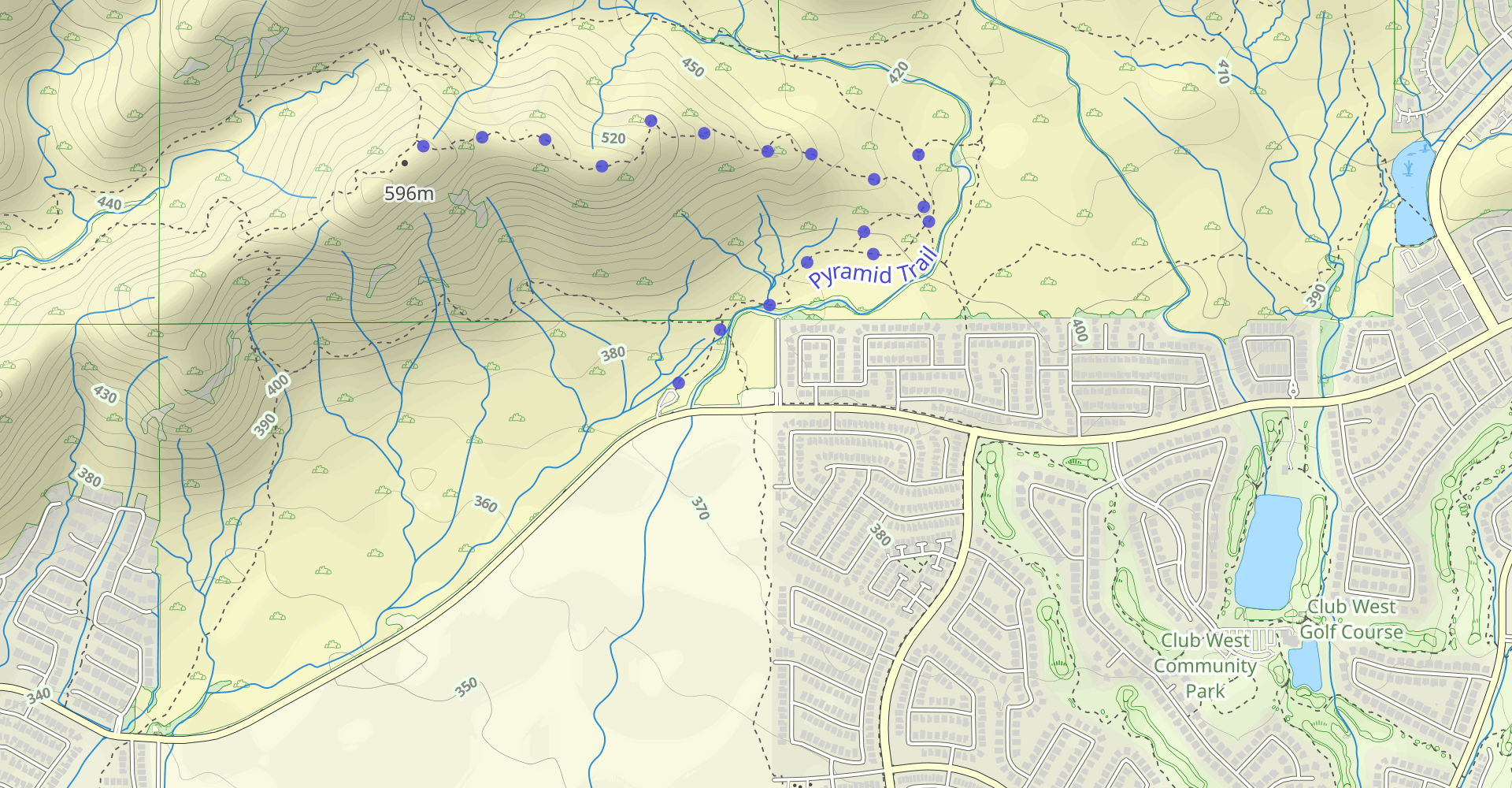 Bursera Trail to Gila Trail Loop