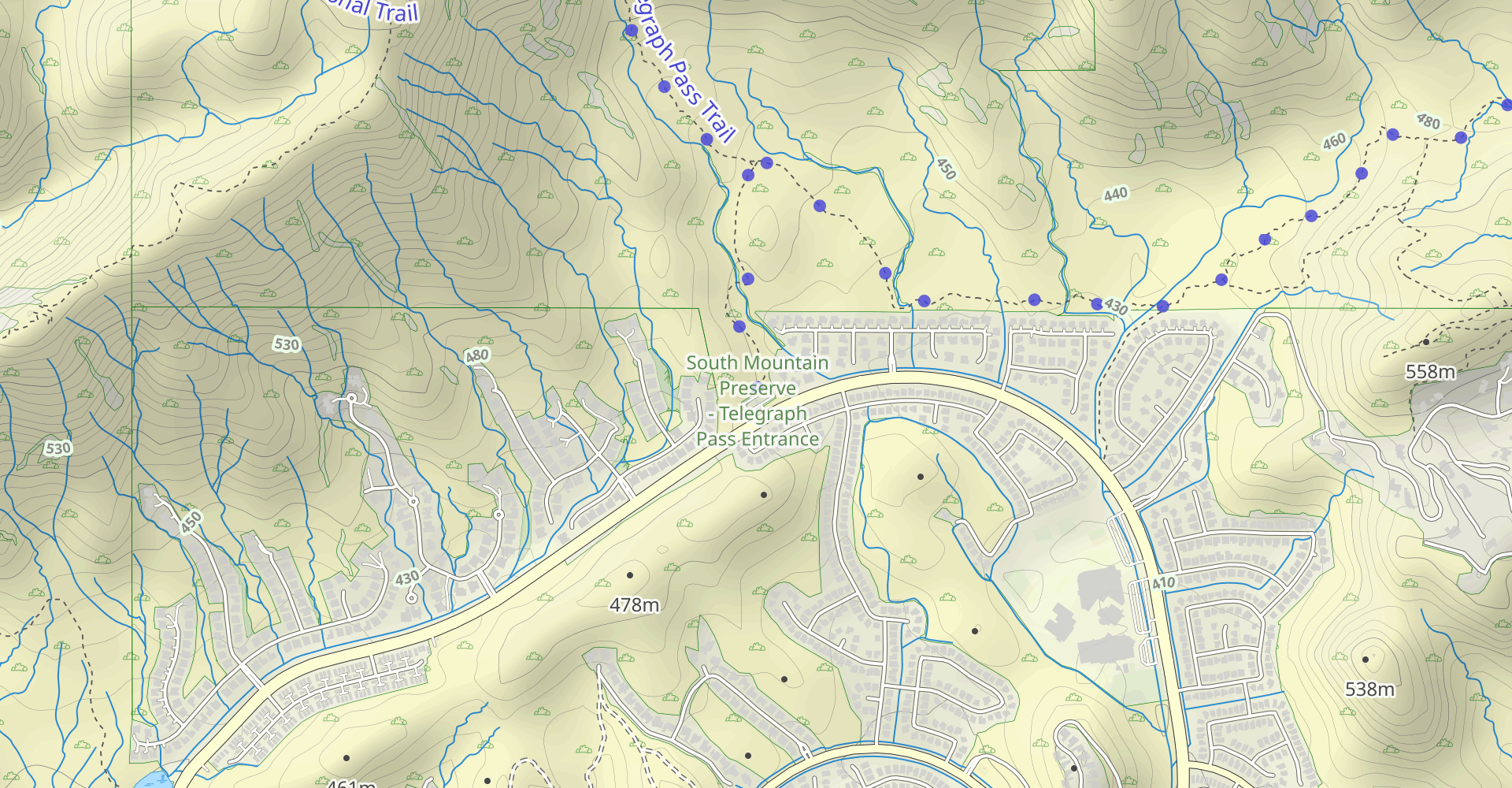 Telegraph Pass to Pyramid Trail