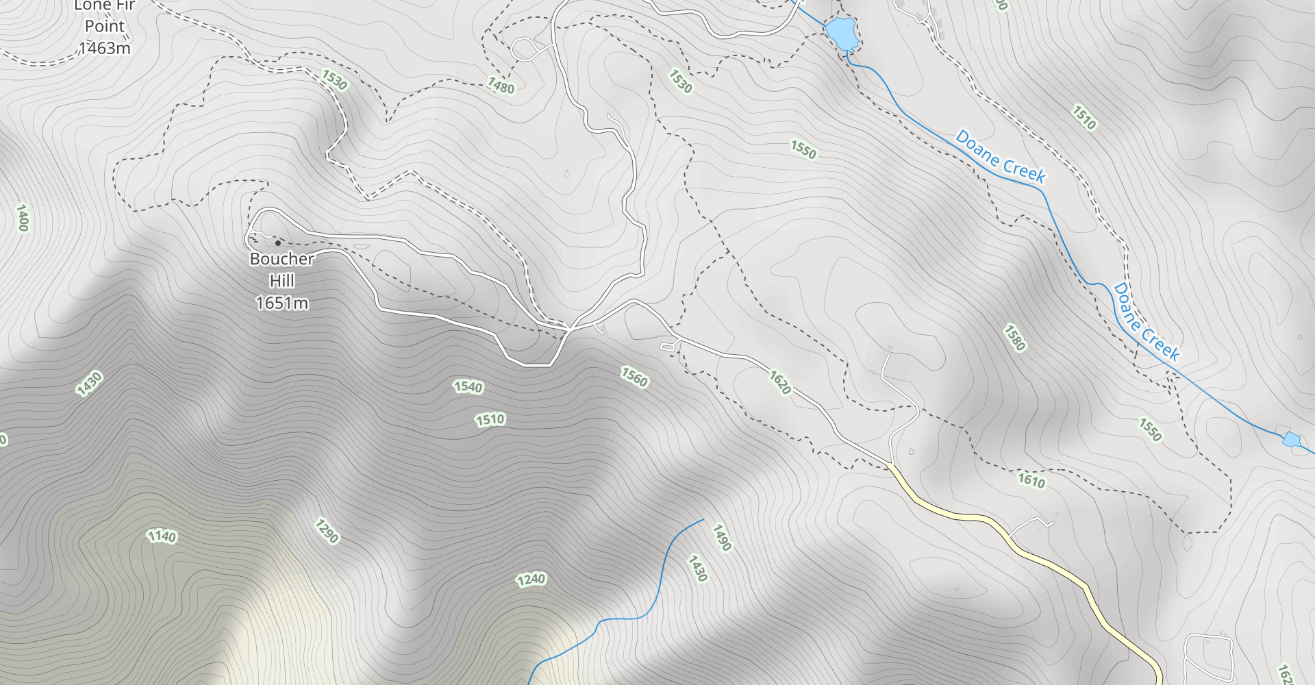 Boucher Trail and Scott's Cabin Loop