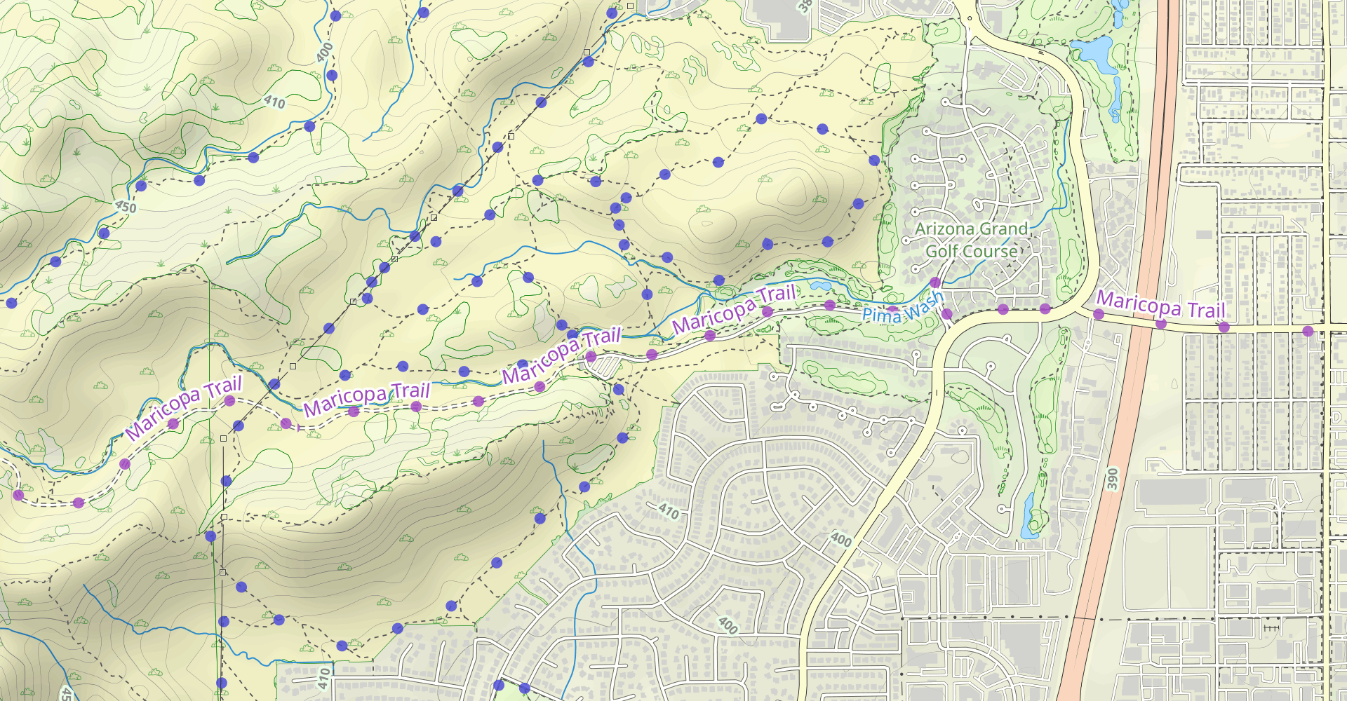 West Loopand Marcos de Niza Trail