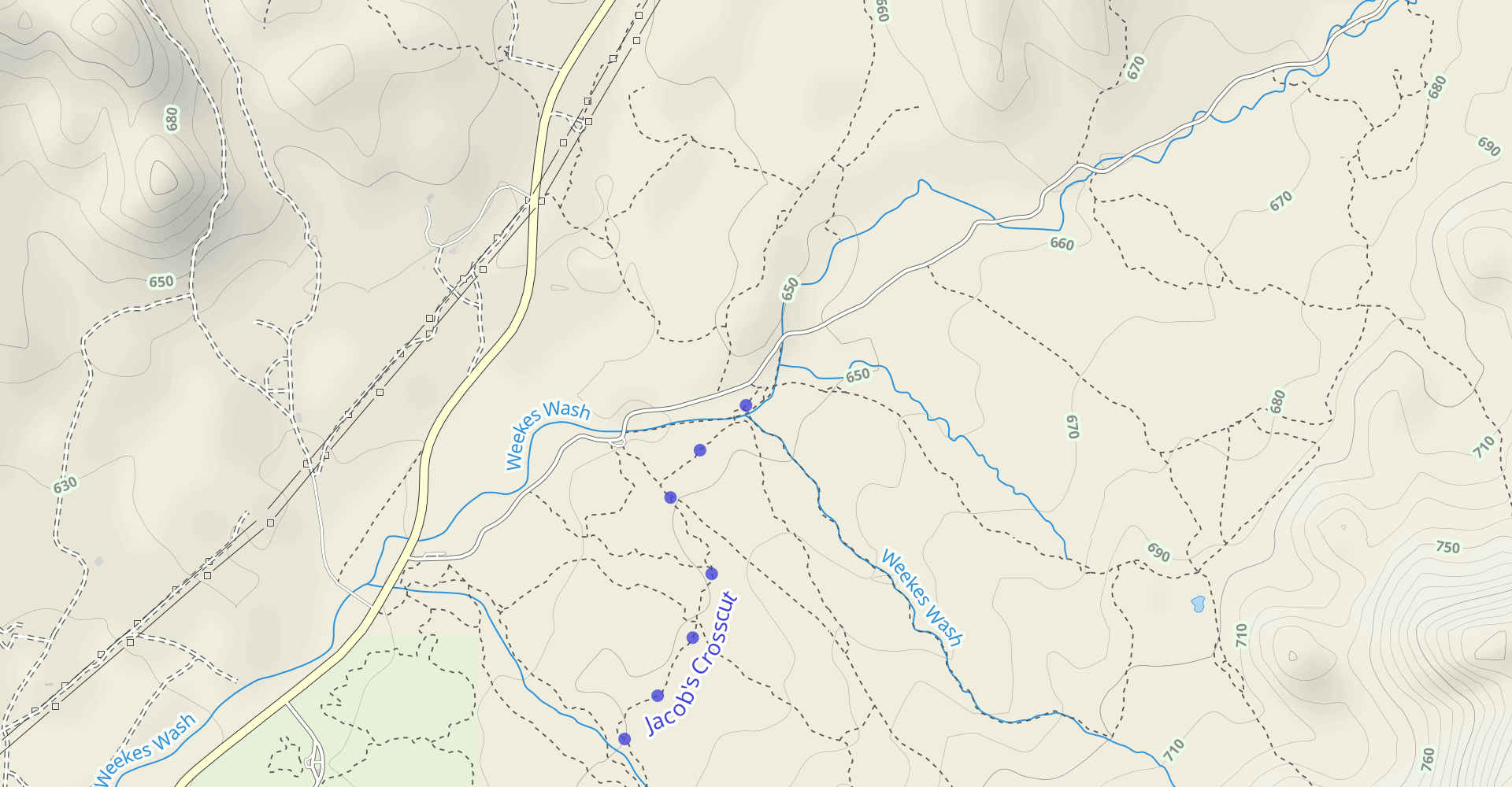 Jacob's Crosscut Trail
