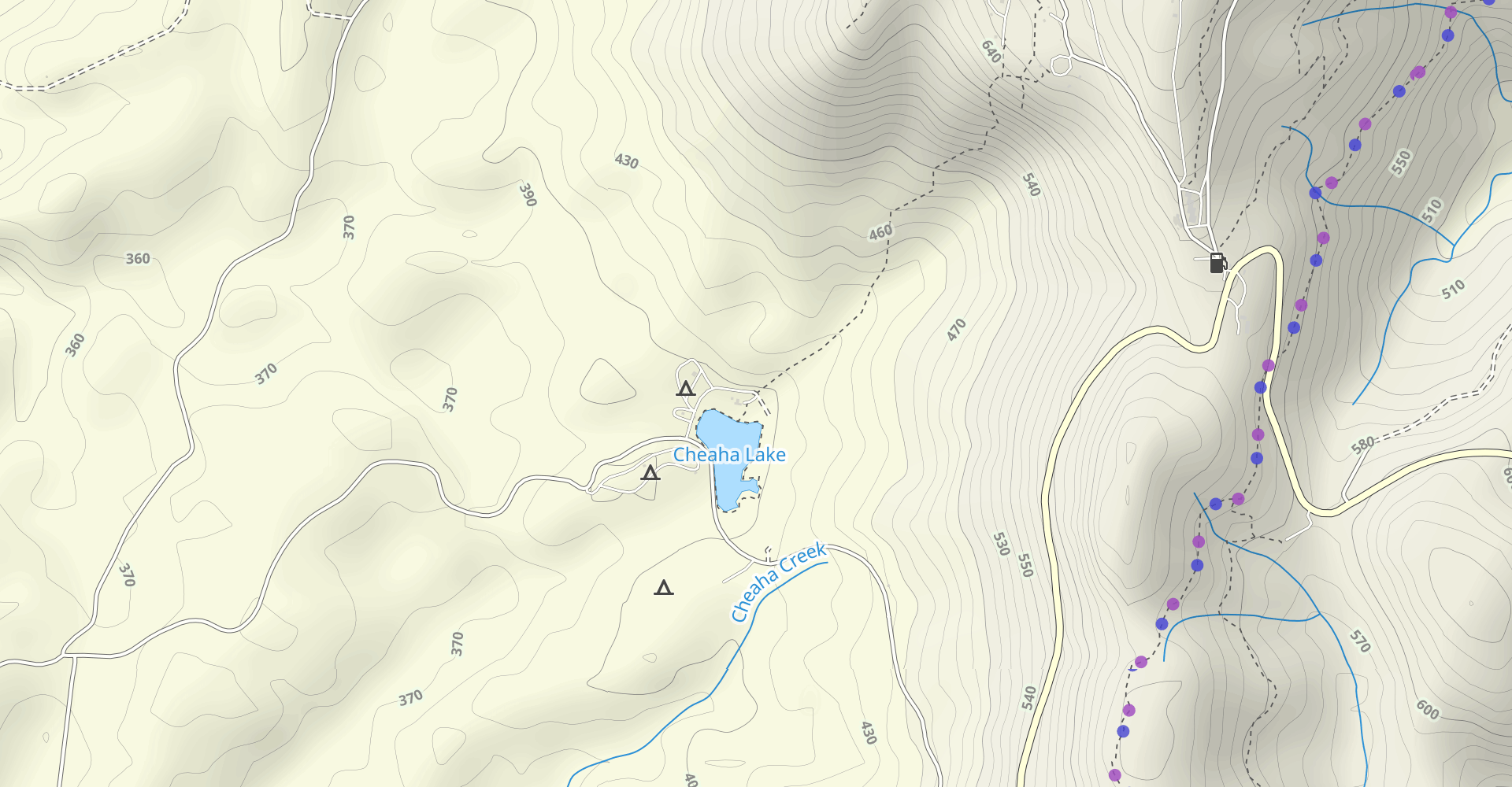Cheaha Mountain via Lake Trail