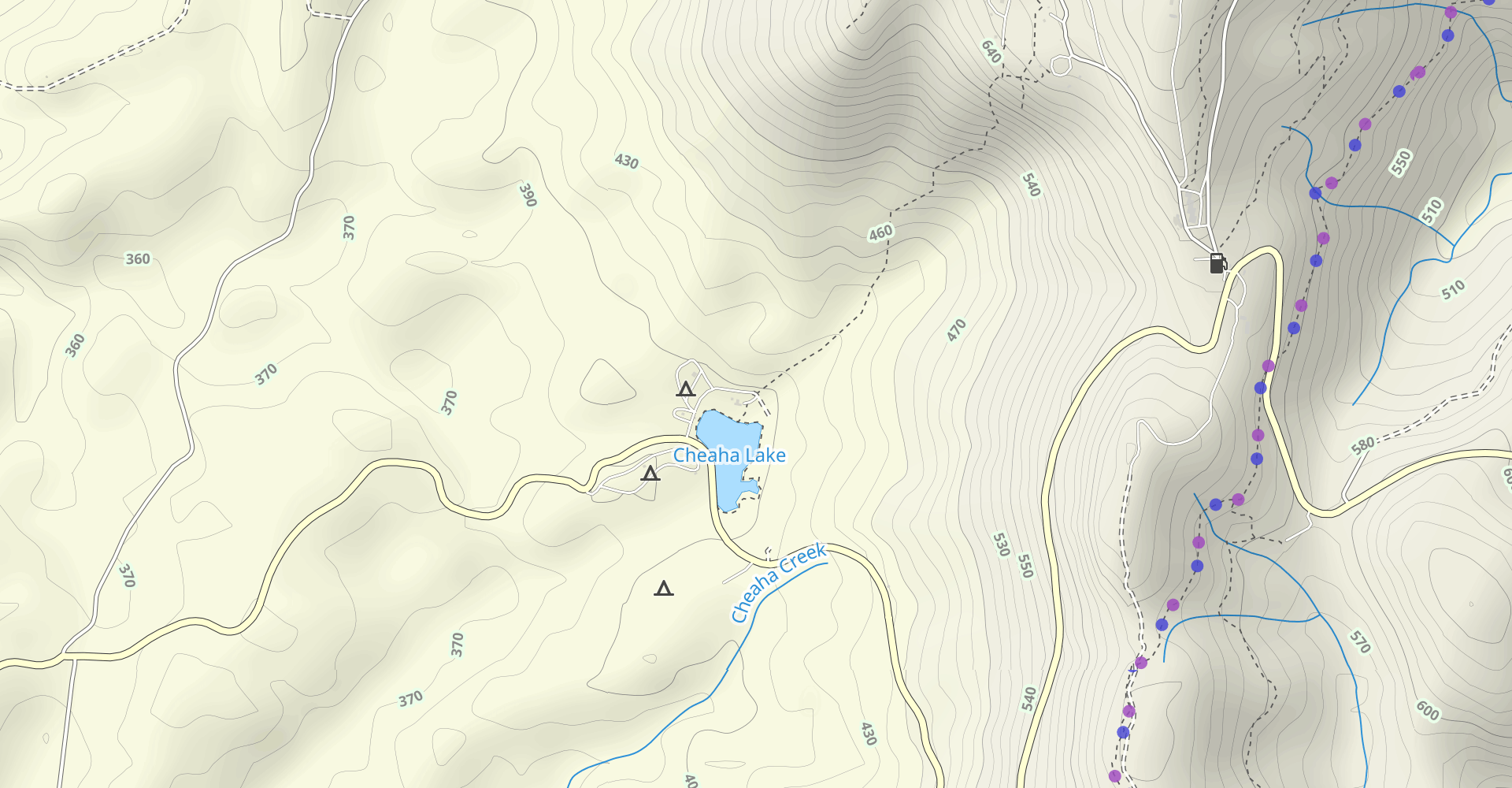 Cheaha Mountain via Lake Trail