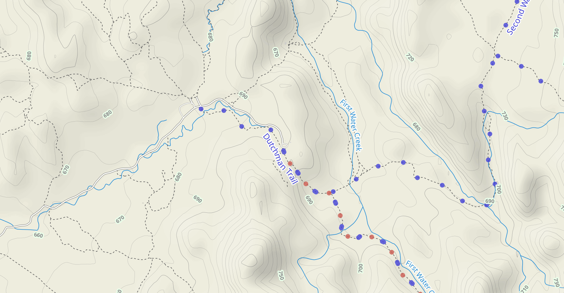 Second Water Trail to Hackberry Springs Loop