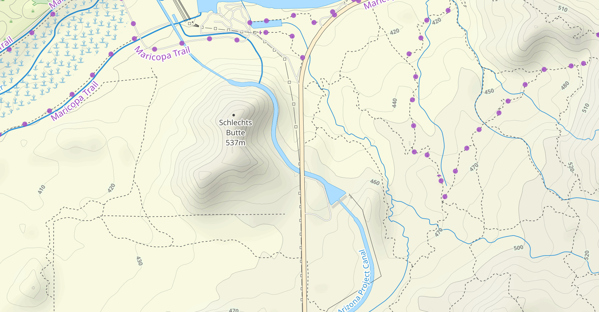Hawes Trail System Loop