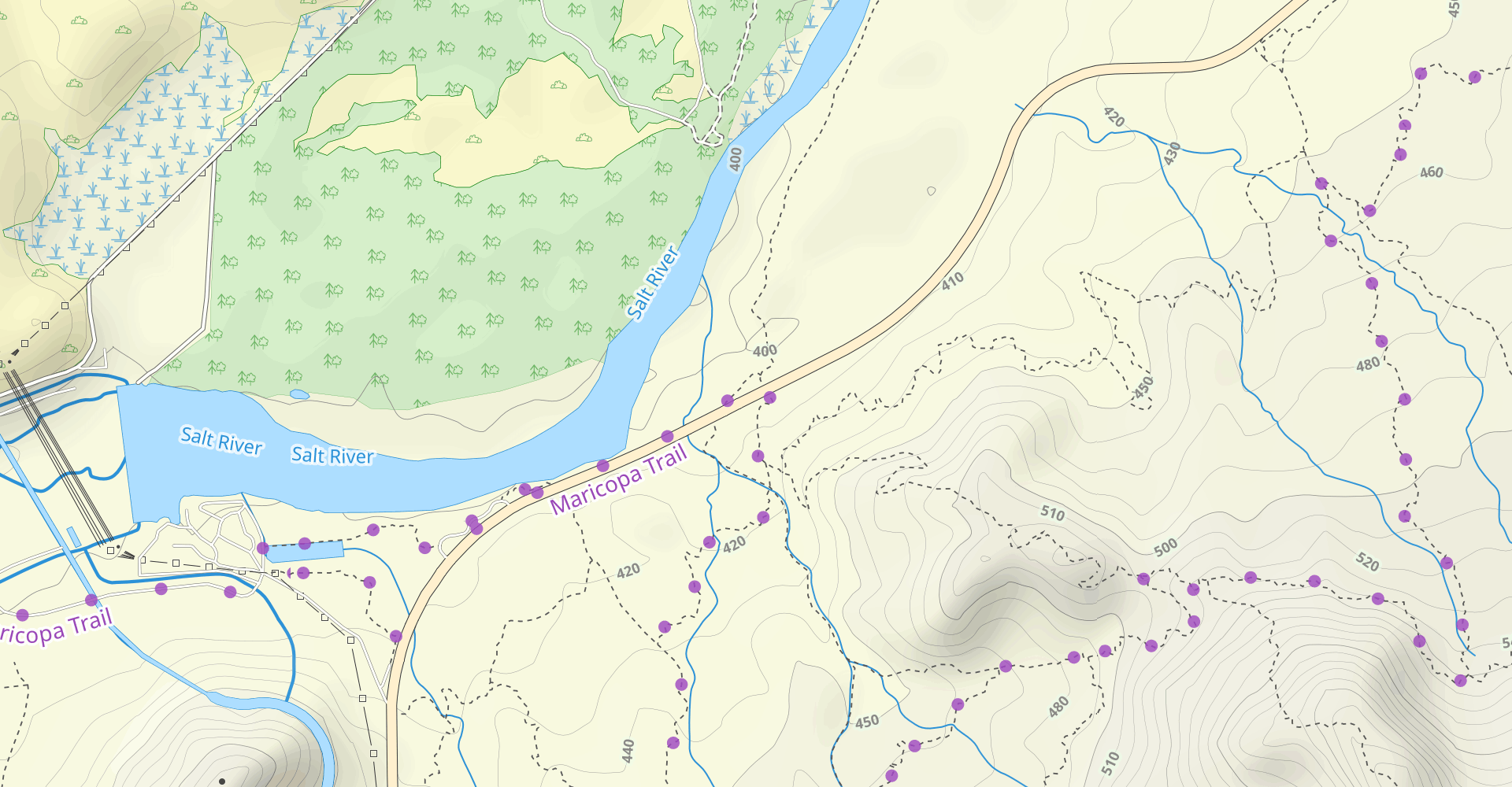 Saguaro, Ridge and Granite Trail Loop