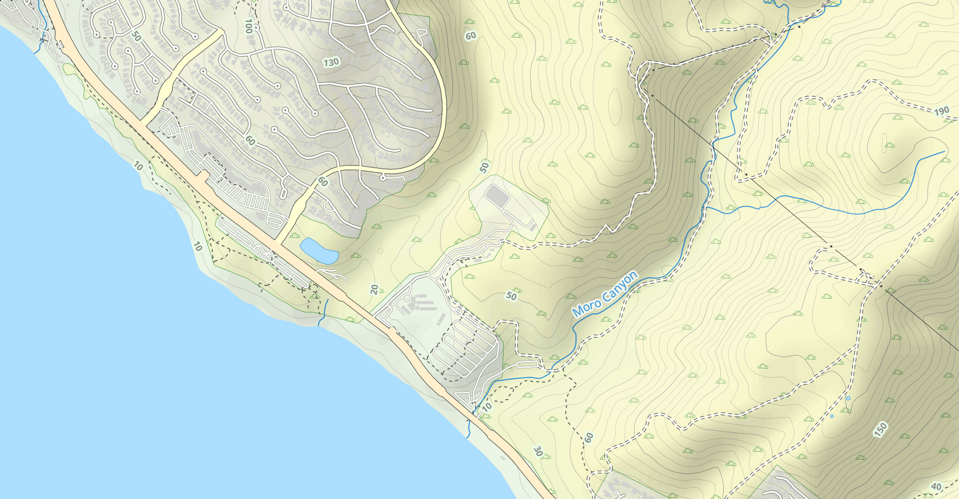 No Dogs, Poles Trail, Moro Ridge, and B.F.I.