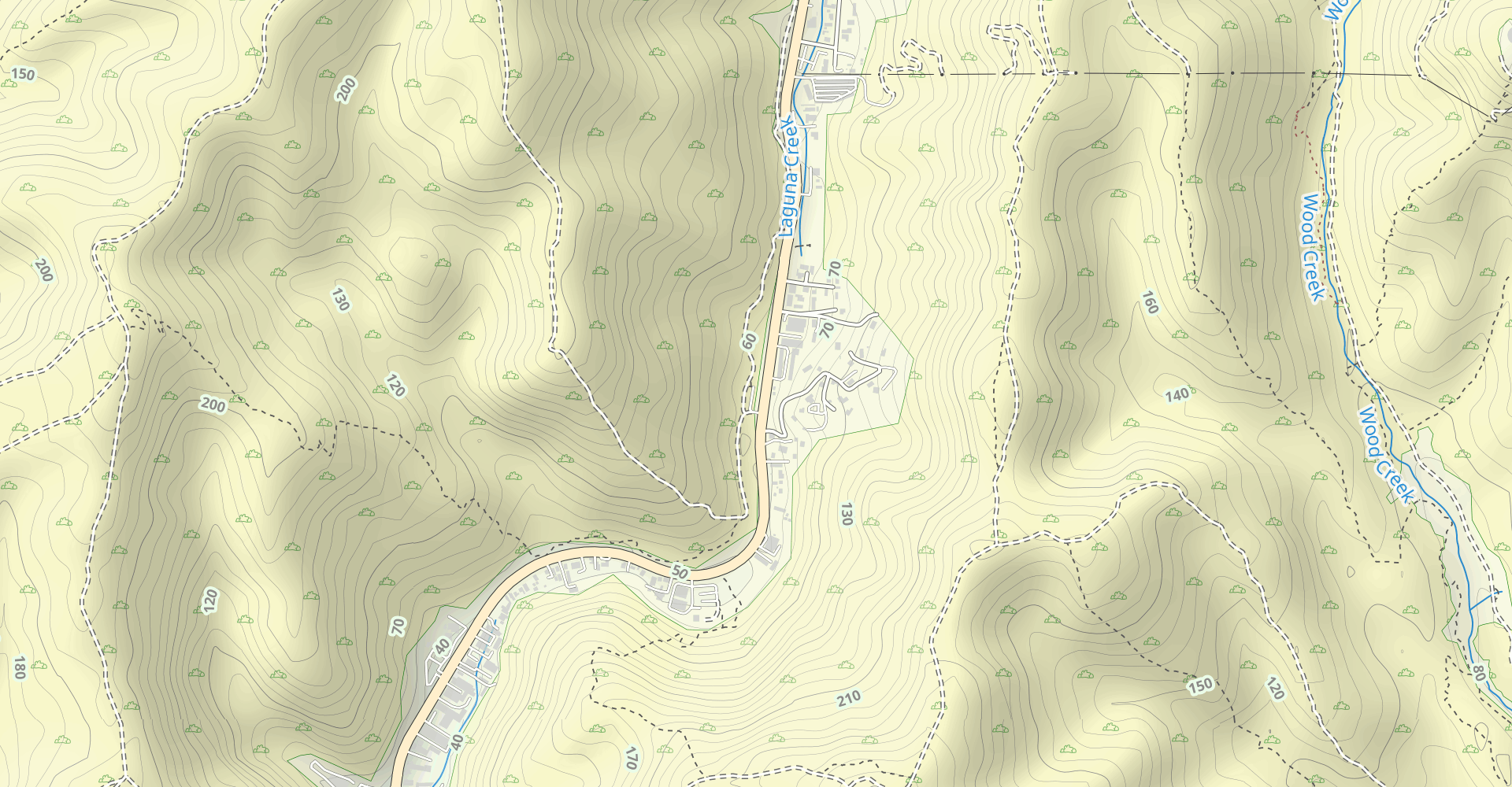 Big Bend Trail to Old Emerald Falls Trail