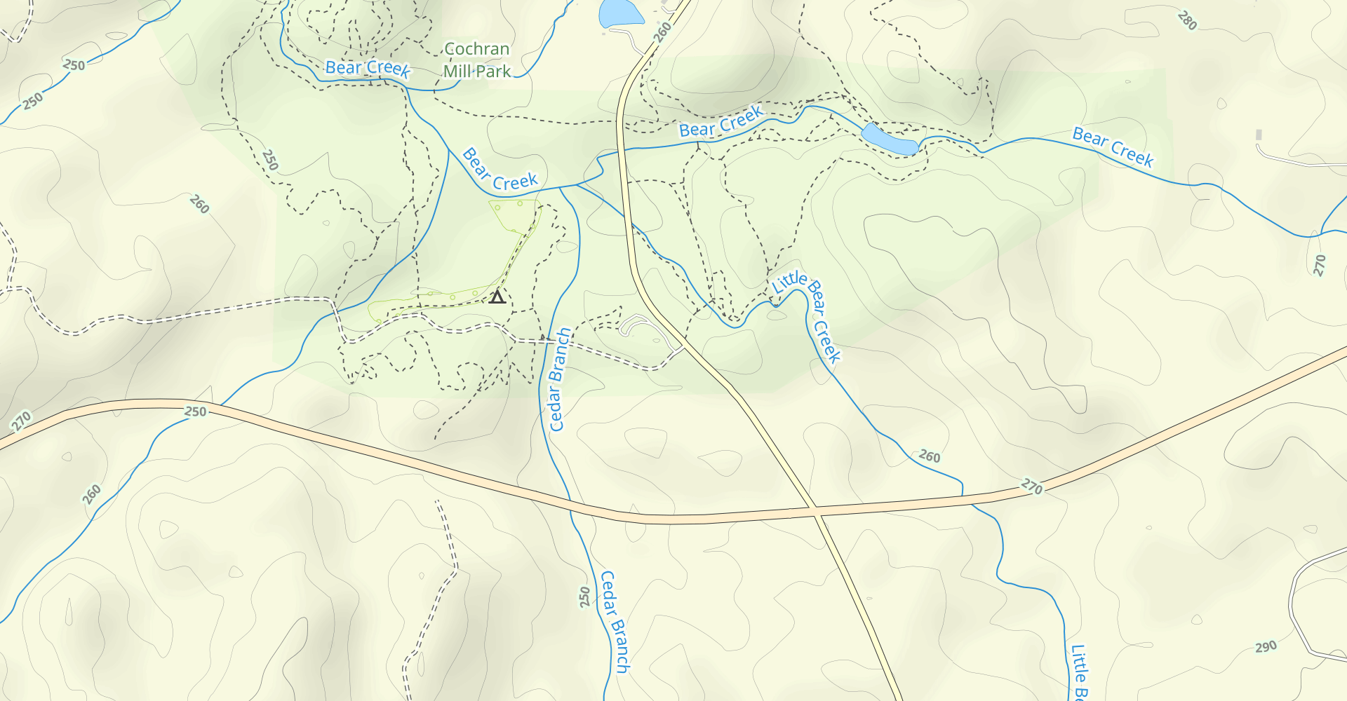 Cochran Mill Falls Loop