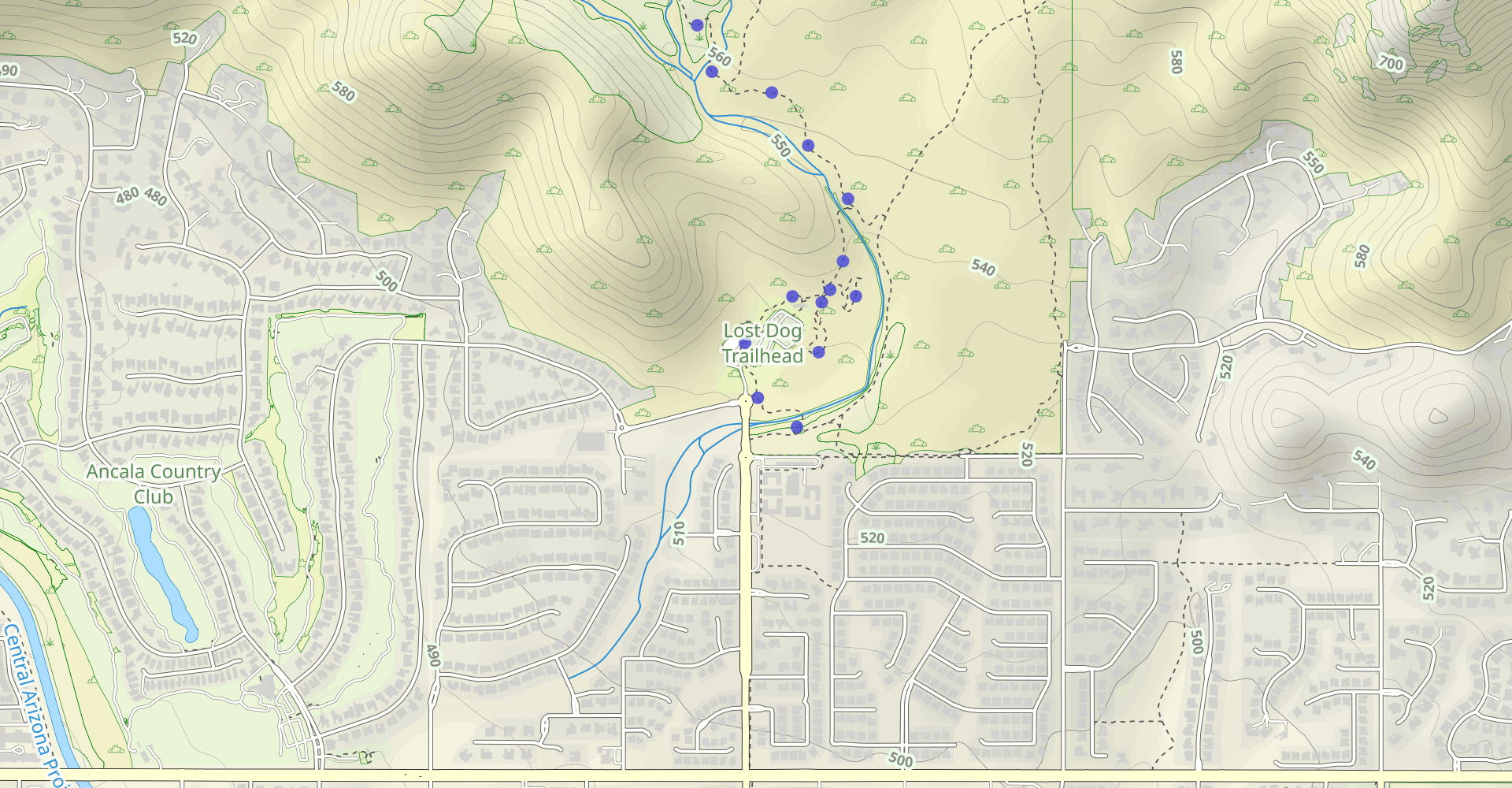 Lost Dog, Taleisin, Quartz and Lost Dog Trail