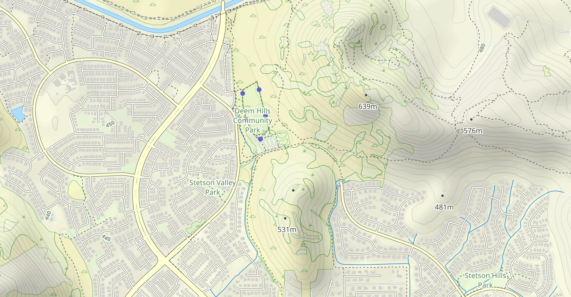 Circumference Trail to Ridgeline Trail Loop
