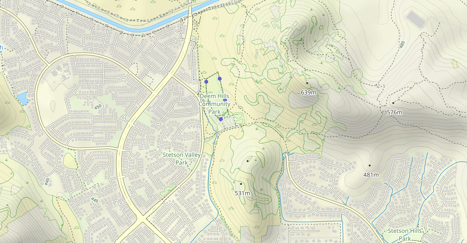 Deems Hill Ridgeline