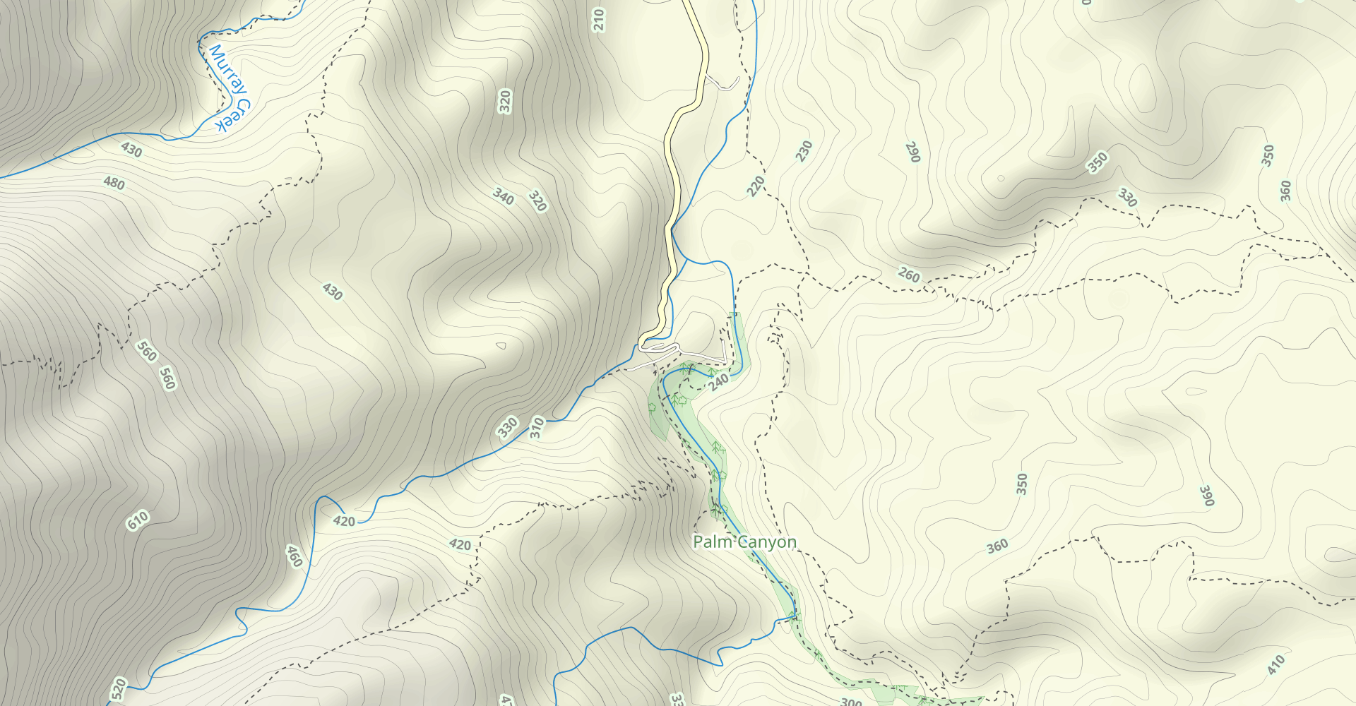Indian Canyon West Fork Trail